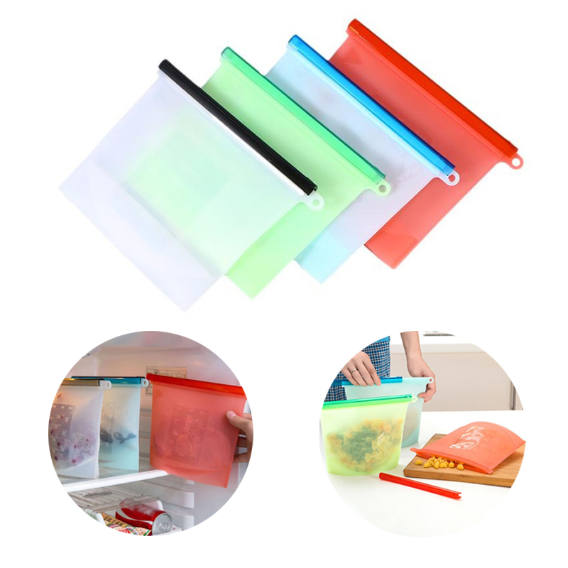 Reusable Silicone Fresh-Keeping Storage Bags 1