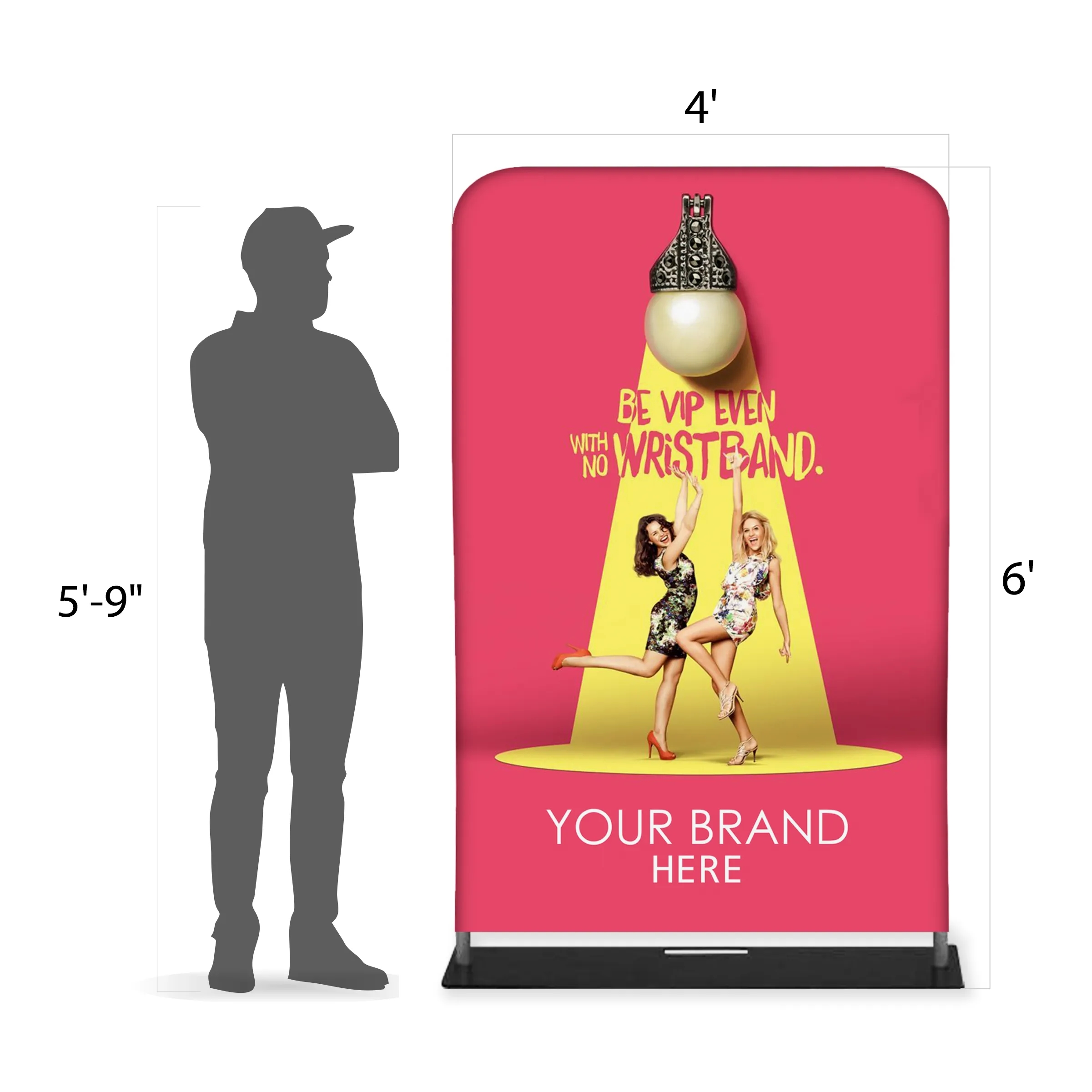 Tube Banner, Double Sided Digitally Printed - 6'x4' 8