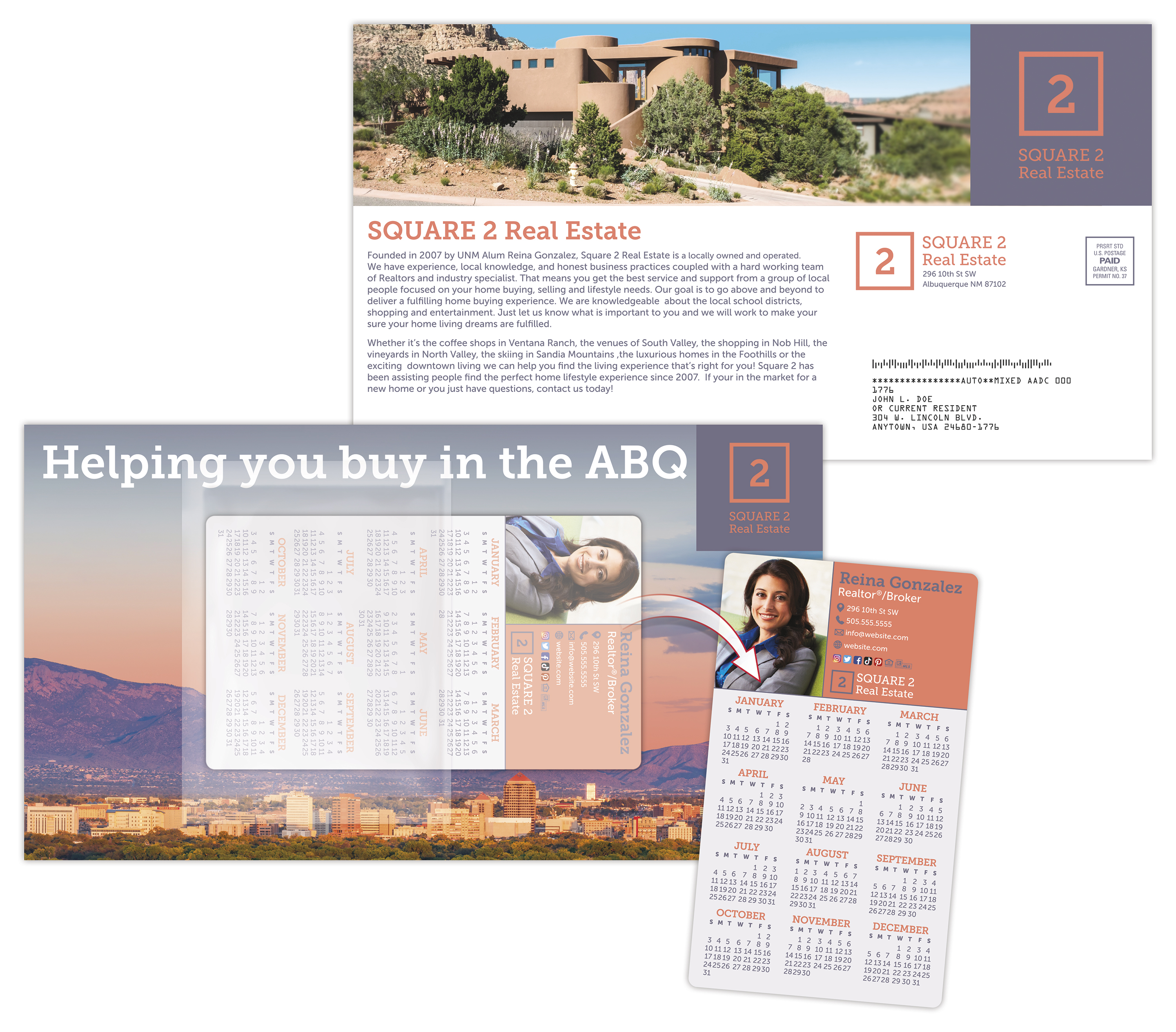 ClearPeel Postcard (6" x 11") - Laminated with 3.5x6 Magnet (25 mil.) - 14 pt. 1