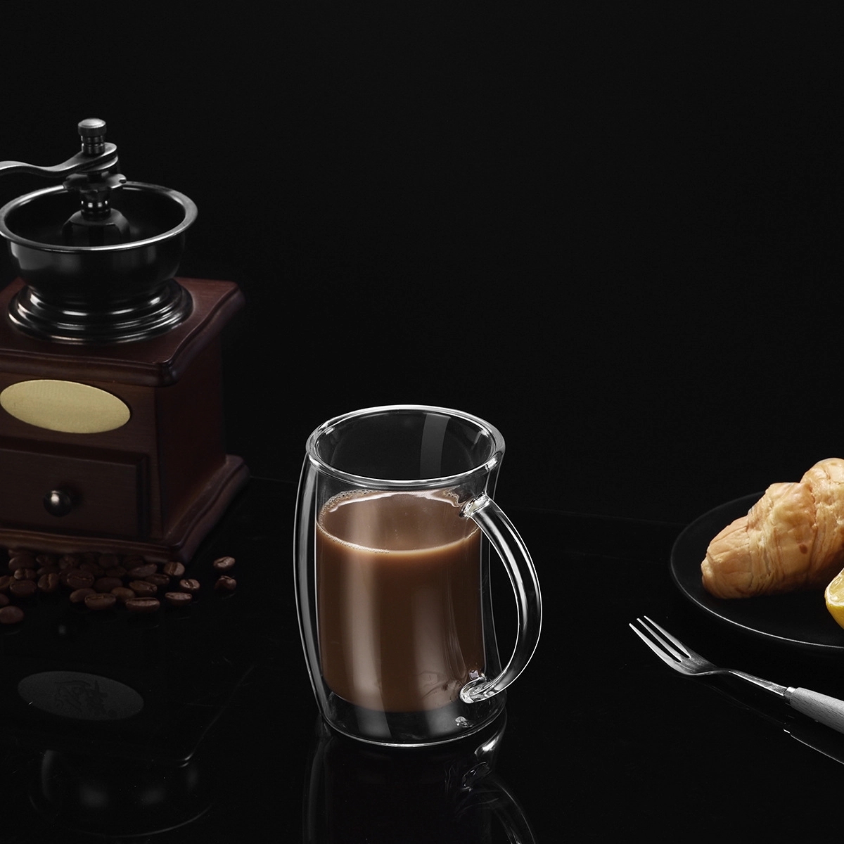 Double Wall Insulated glasses Espresso Cups , 5.4-Ounces 1