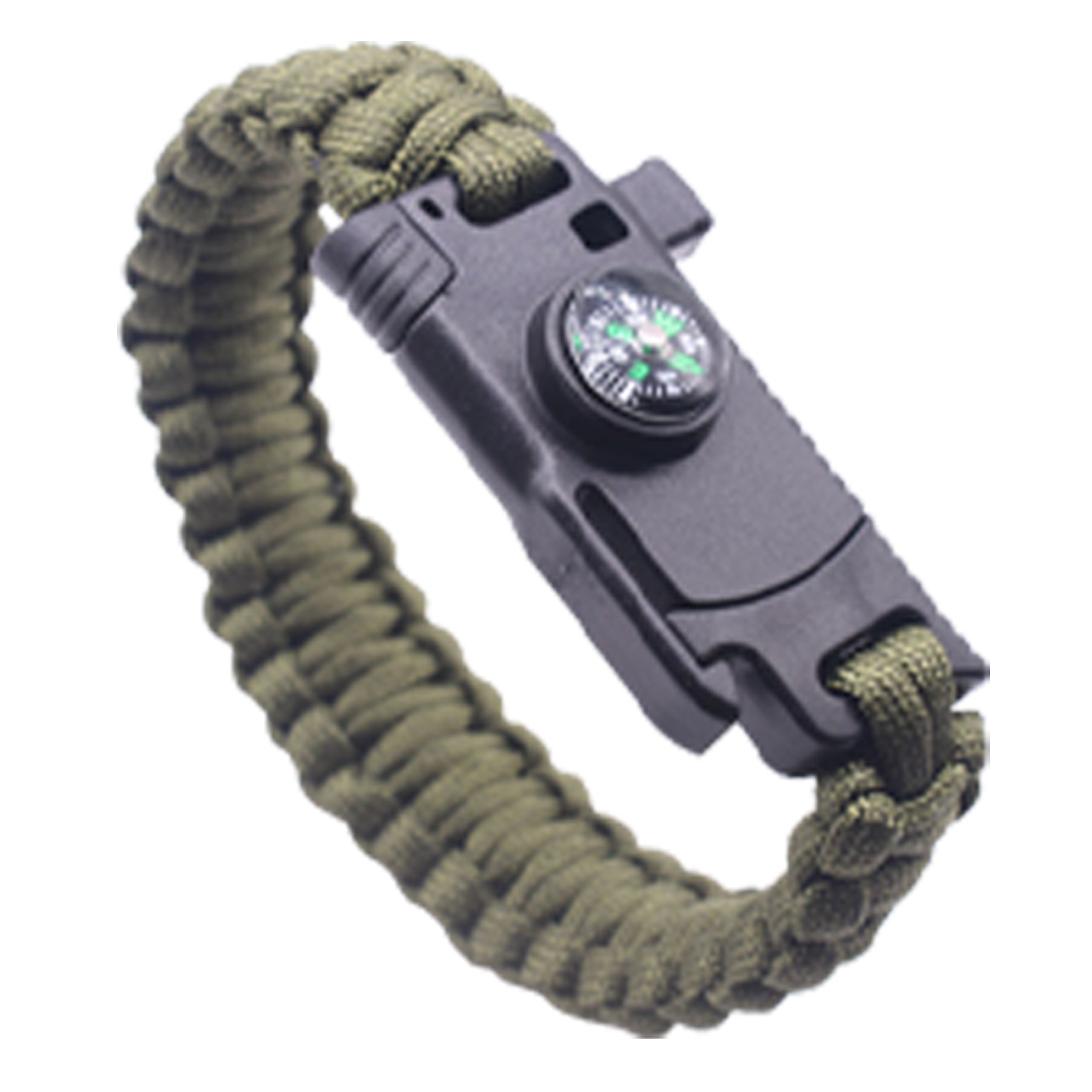 Paracord Bracelet W/Compass 2