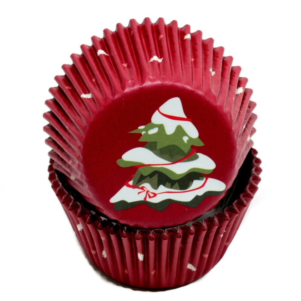 Holiday Baking Cups - 50 Pack 4 Designs 2