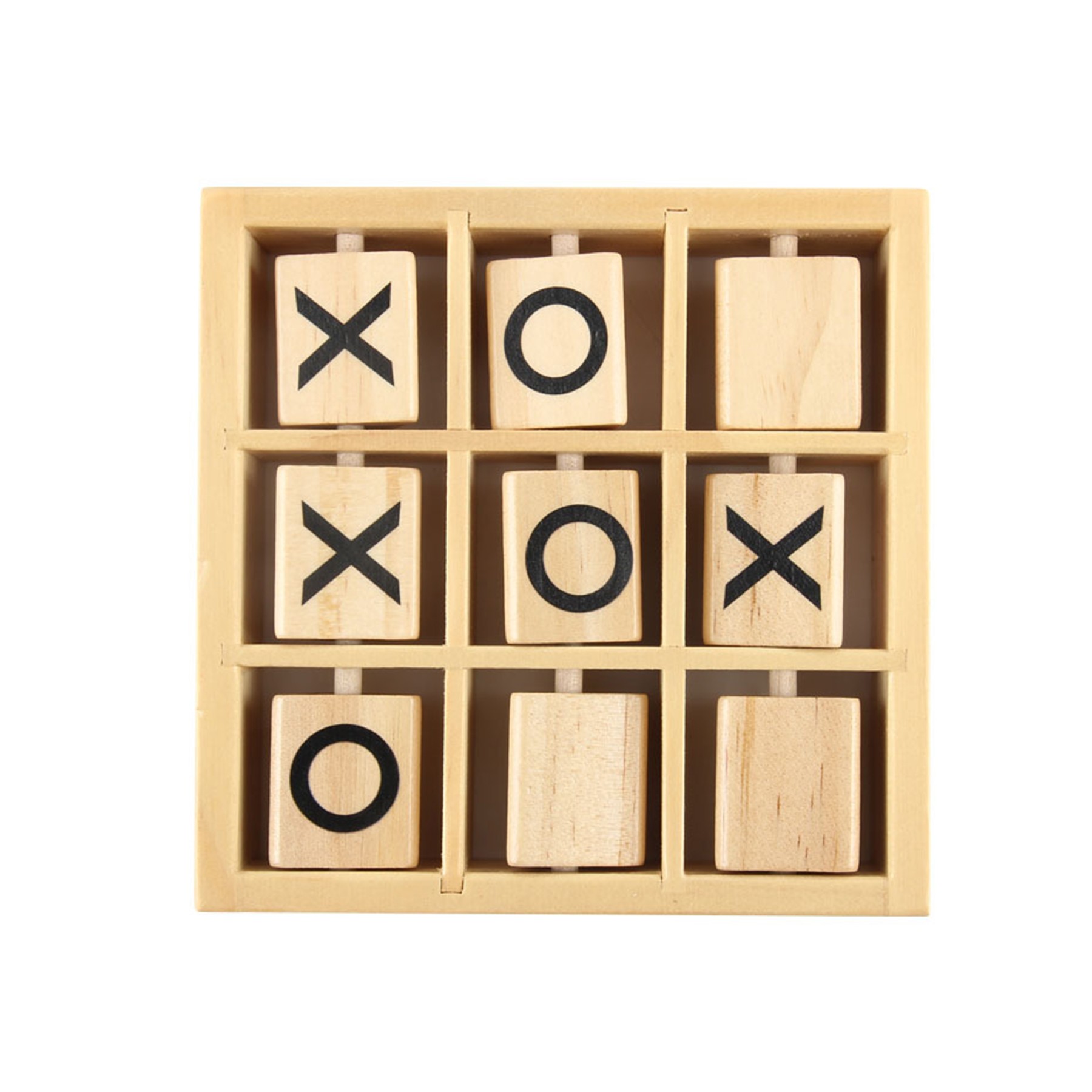Wooden Tic Tac Toe Game 2