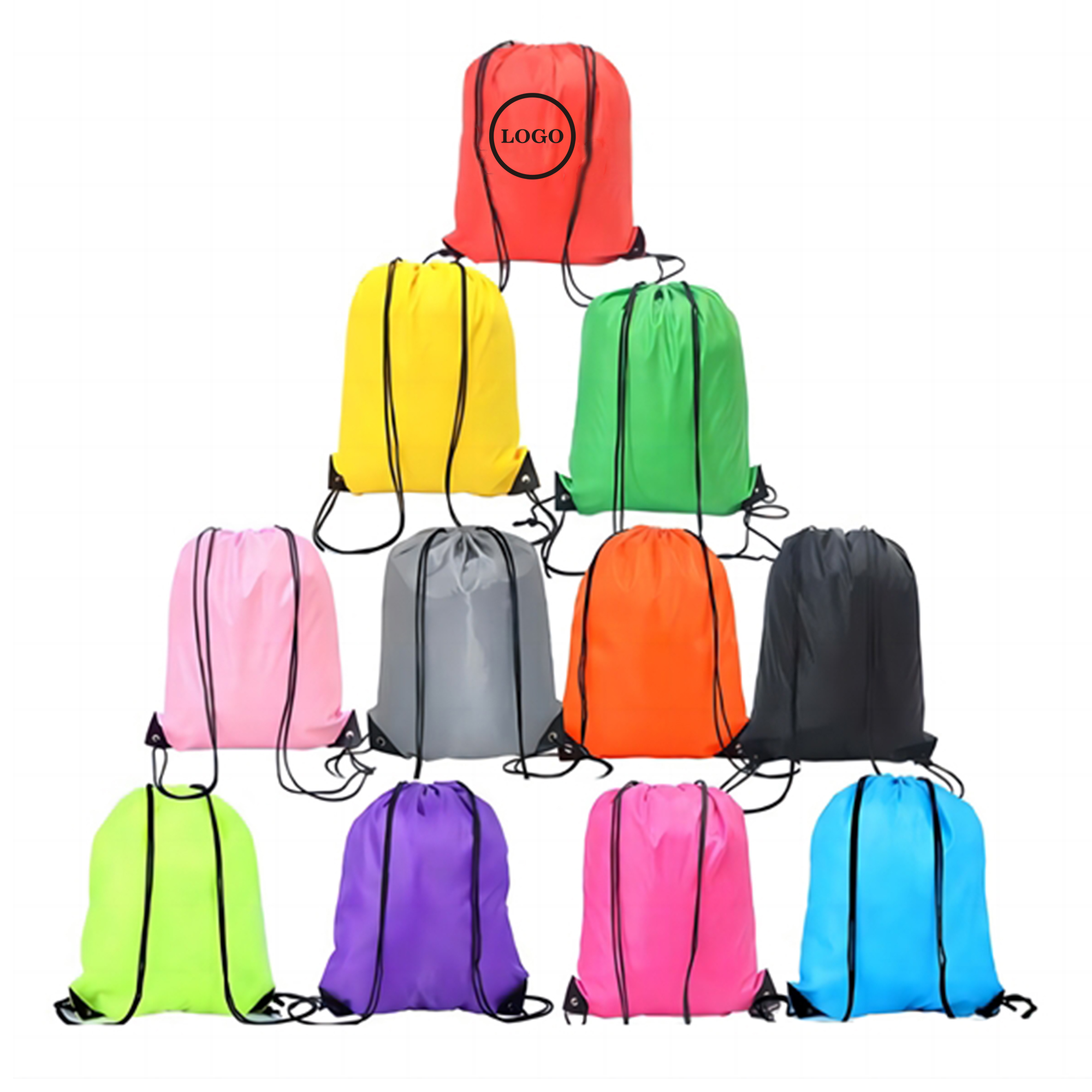 Lightweight Polyester Drawstring Bag 2