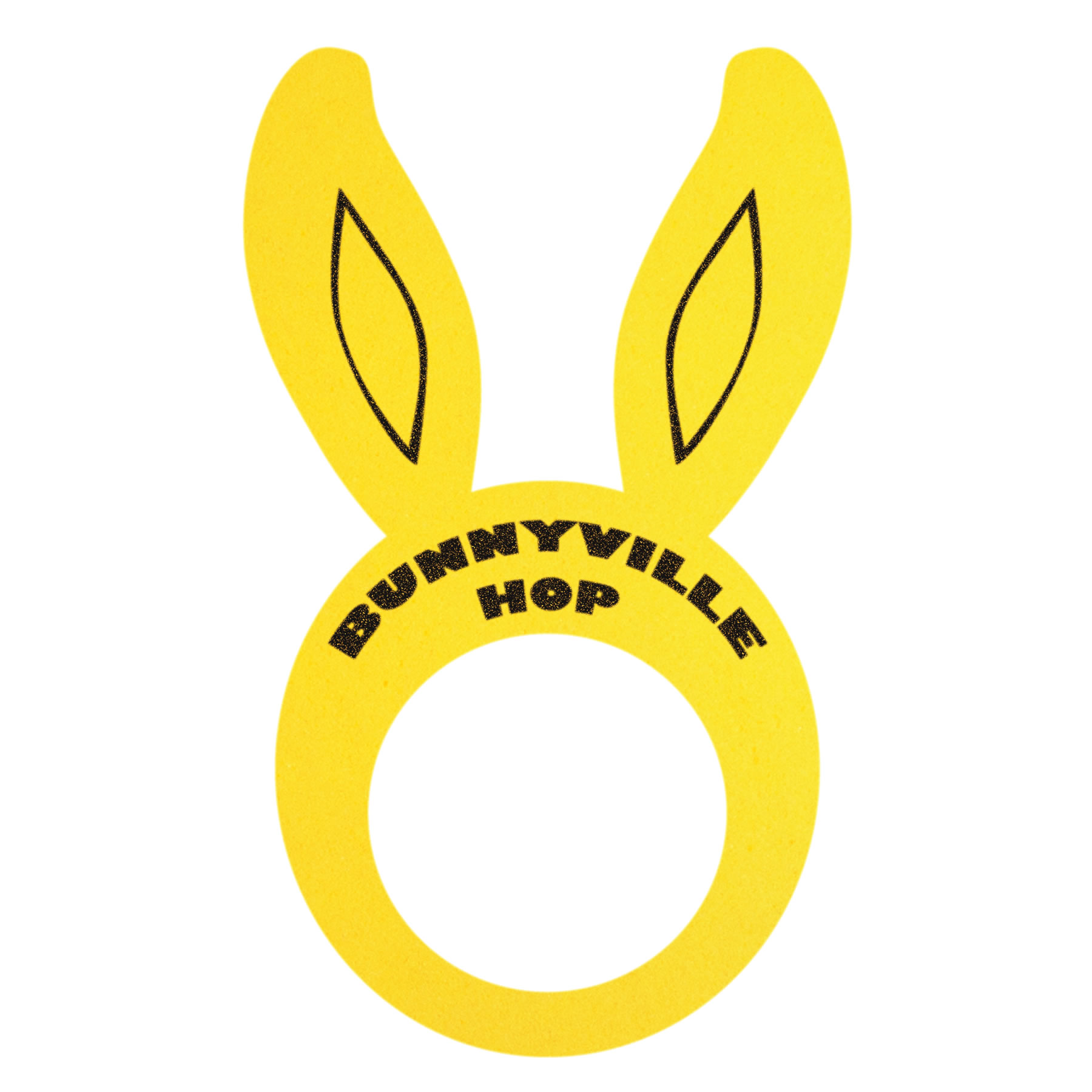 16" Foam Bunny Ears Visor 15