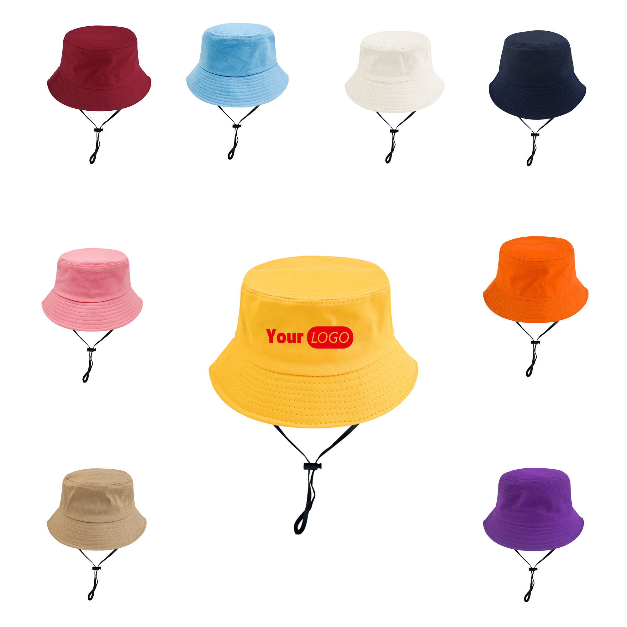 Plain Fisher Cap All-Season Casual Outdoor Essential 5