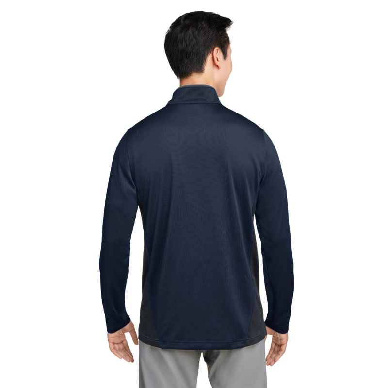Harriton Men's Flash Snag Protection Plus IL Colorblock Quarter-Zip 3