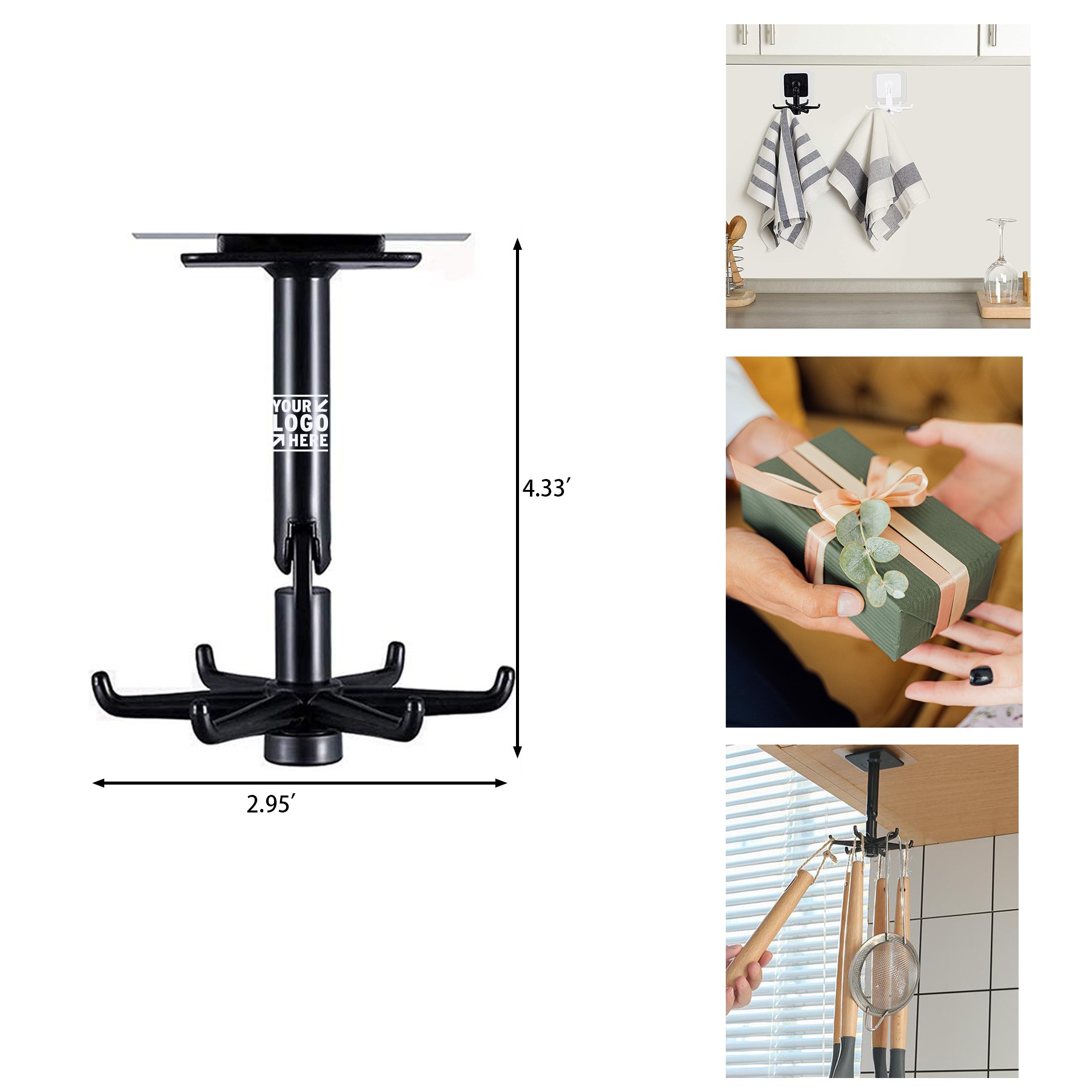 360 Degrees Rotating Folding Hook 1