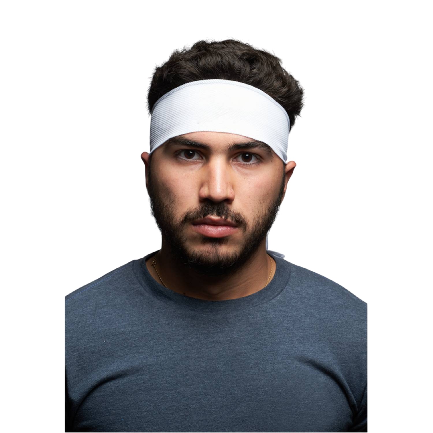Athletic Tie Back Polyester Sports Headband 5