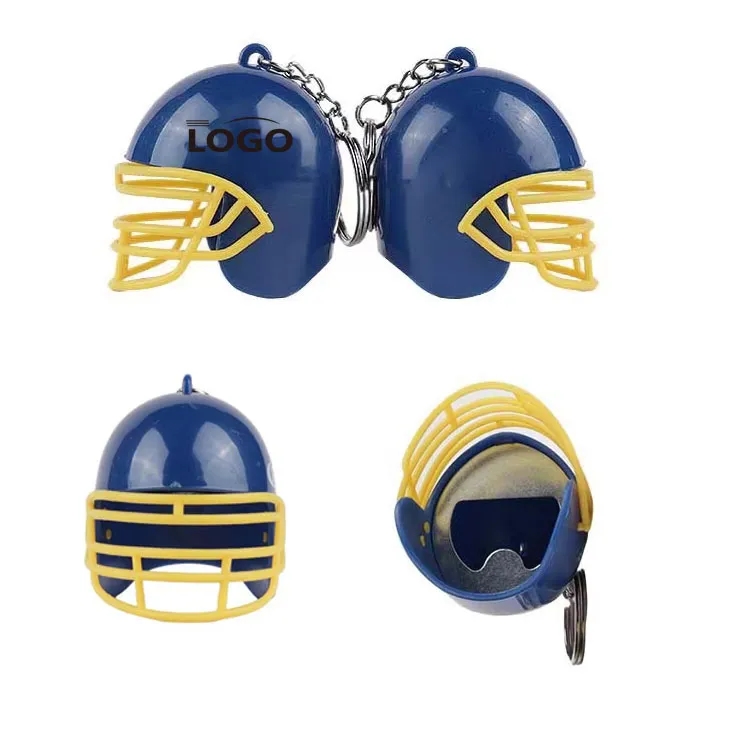 Football Helmet Keychain with Bottle Opener 2