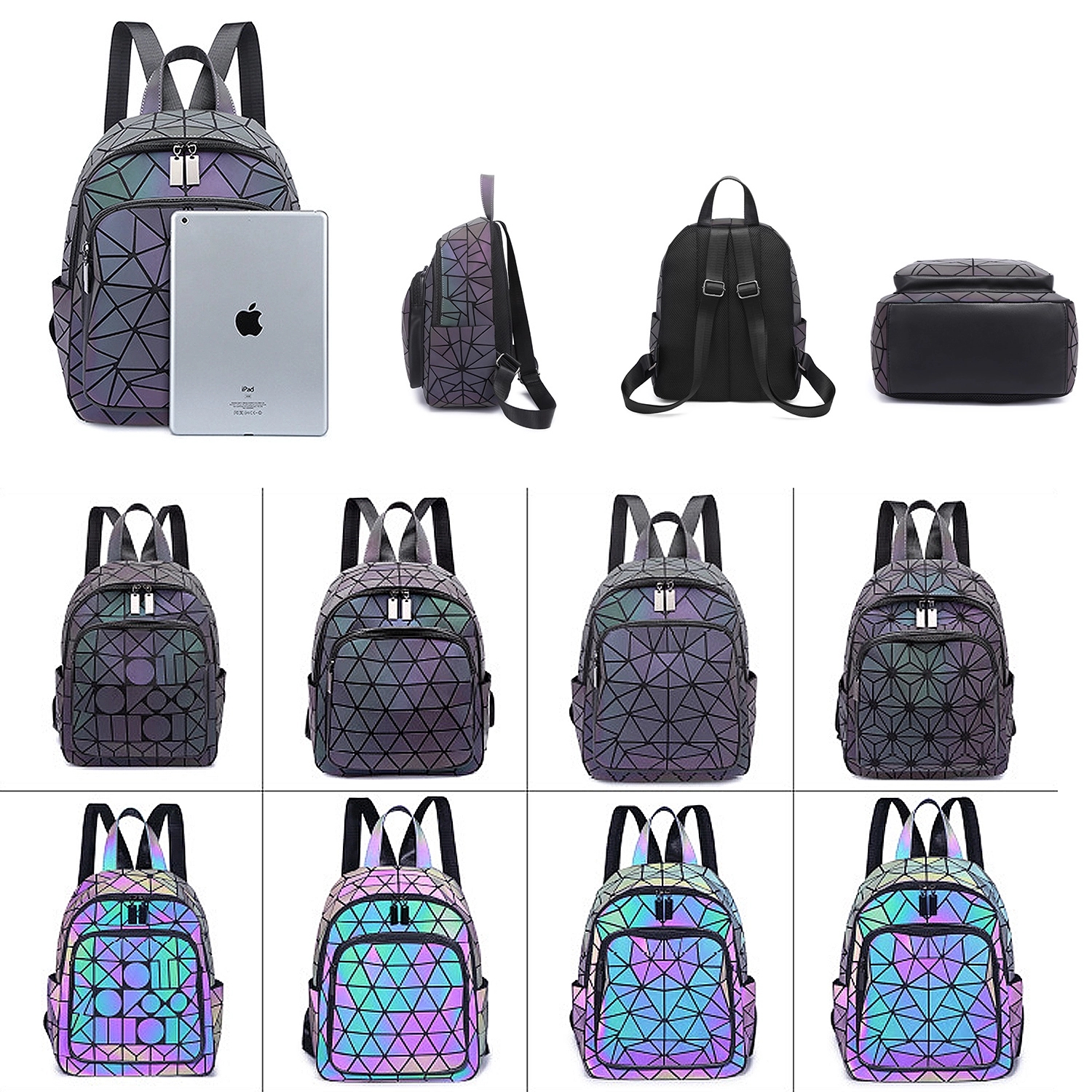 Luminous Geometric Backpacks 3