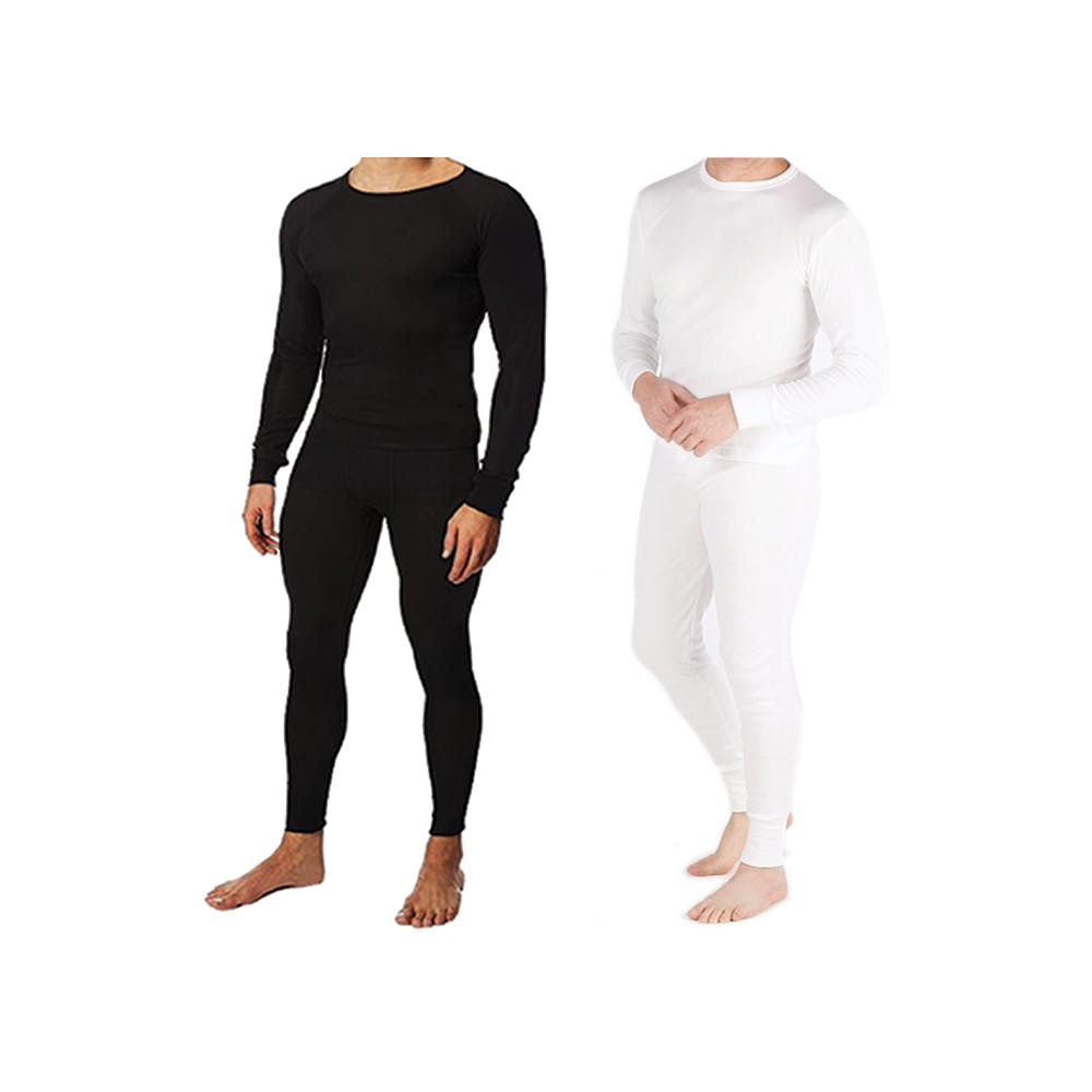 Thermal Underwear Sets - Black 4X 2