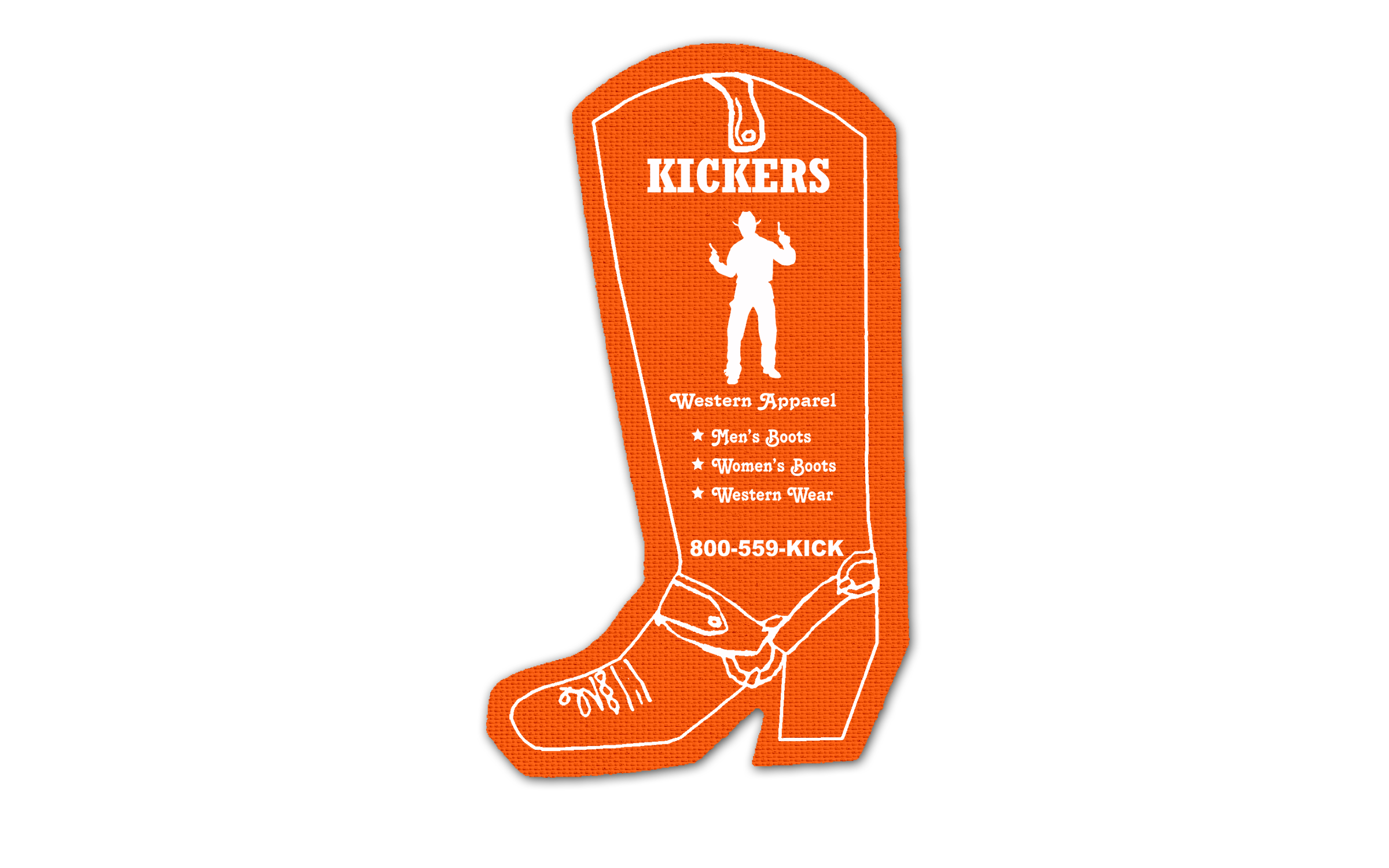 Cowboy Boot Rubber Jar Opener 87
