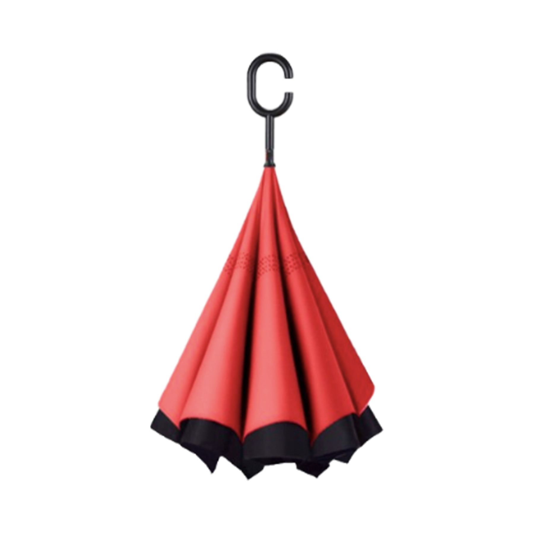 C Handle Inverted Upside Down Umbrella 12