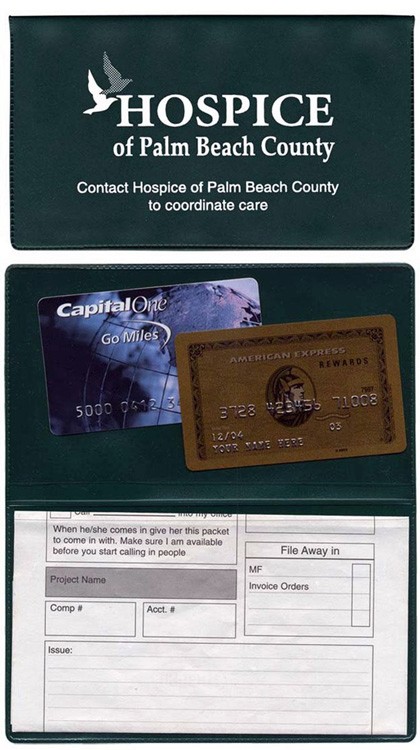 Card Case with 2 Clear Pockets 2