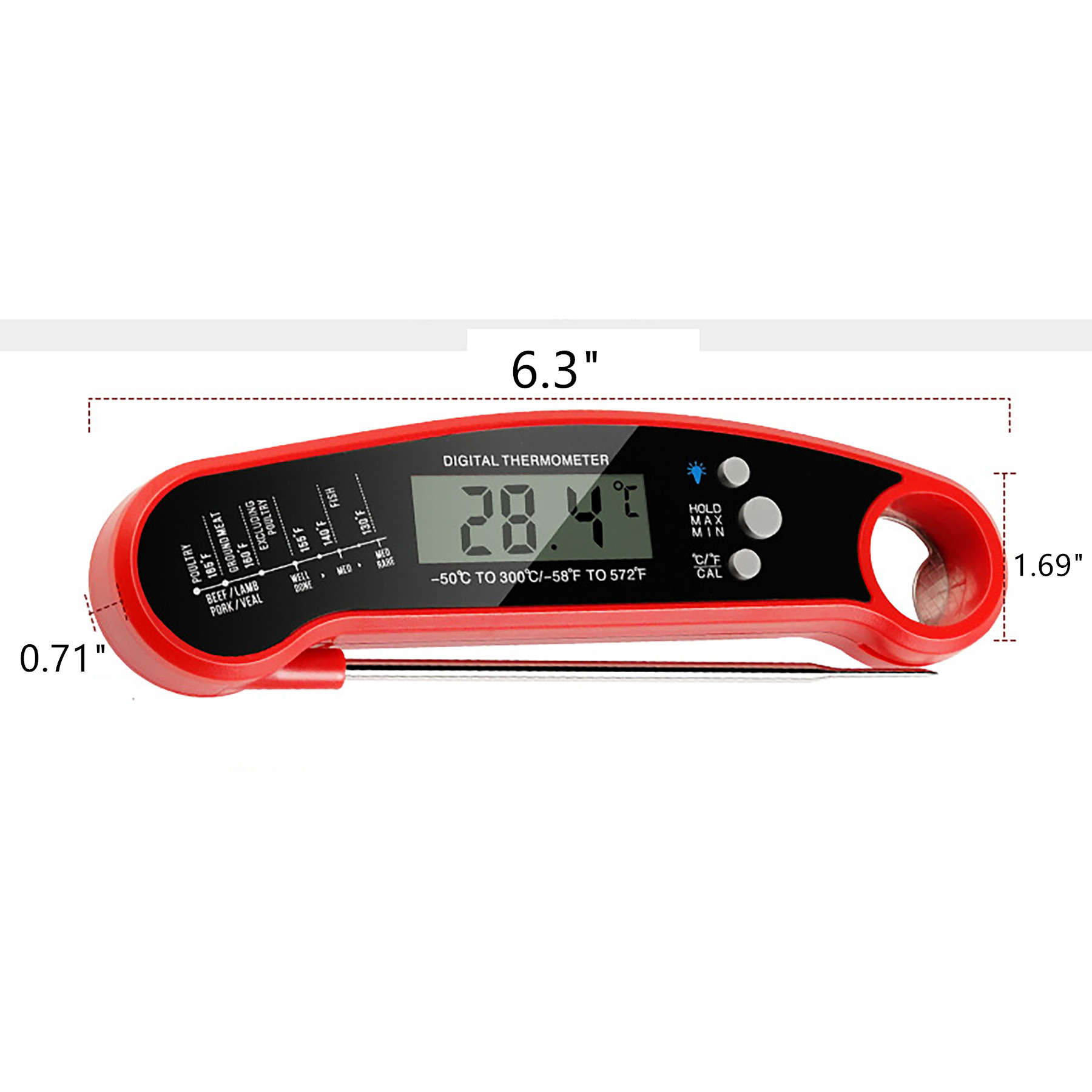 Waterproof Digital Meat Thermometer 3