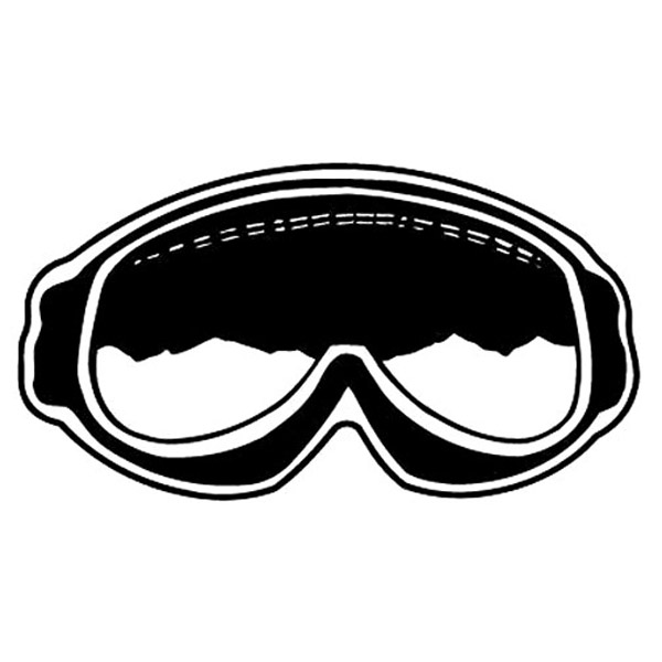 Ski Goggles Magnet - Full Color 2