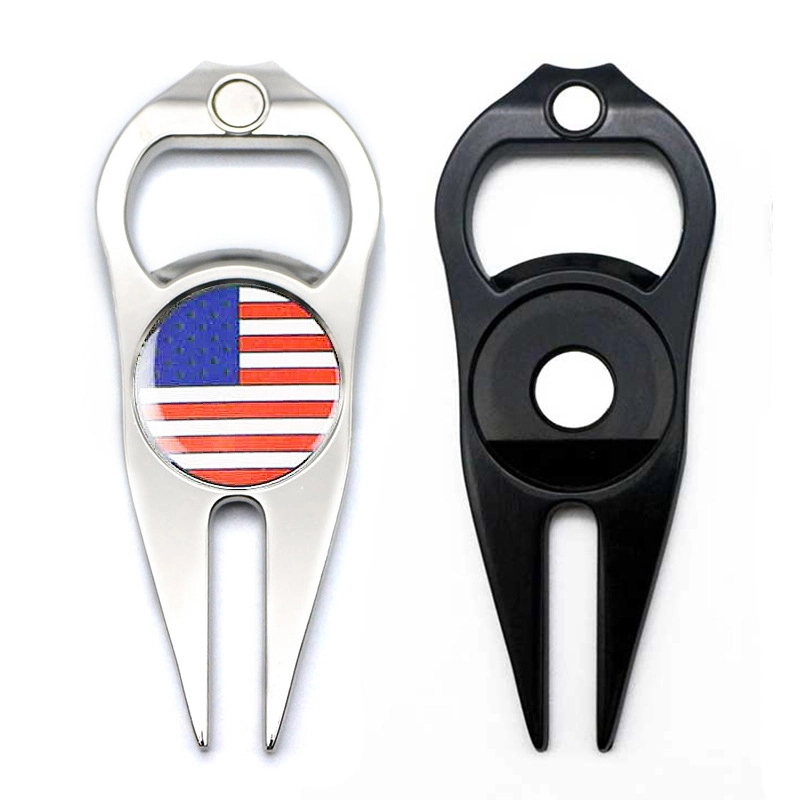 Golf Divot Repair Tool w/ Removable Marker & Bottle Opener 3
