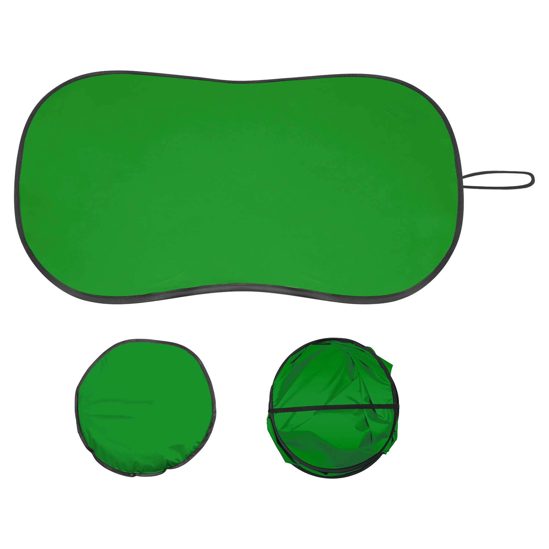 170T Silver-Coated Automotive Front Windshield Sun Visor 3