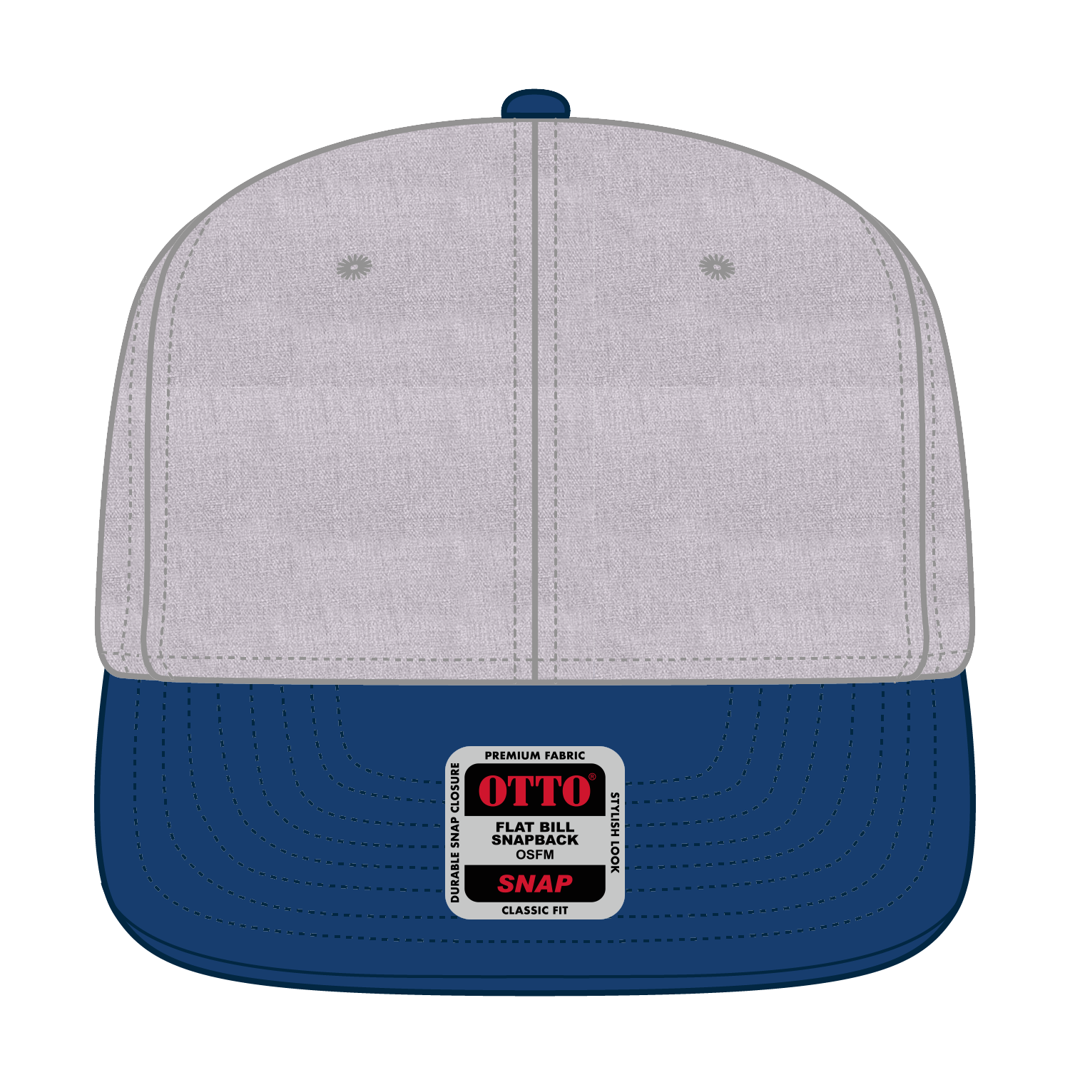 OTTO CAP® OTTO SNAP 6 Panel Pro Style Snapback Hat 88