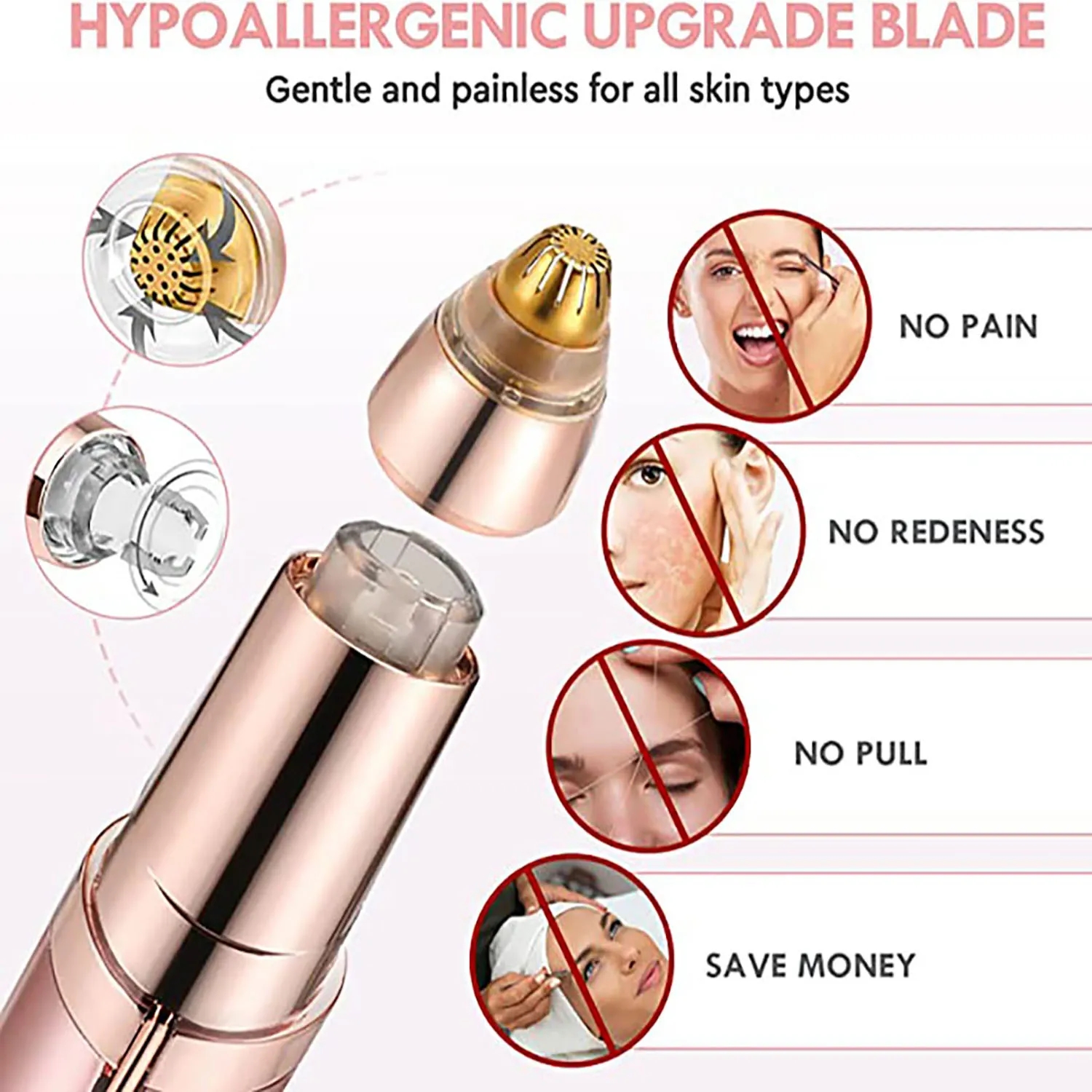 Electric Eyebrow Hair Remover 4