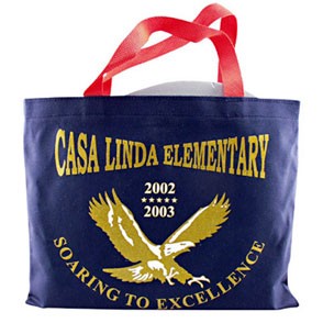 Colored Canvas Flat Tote Bag (14 1/2"x11"), custom tote bag with logo imprint 11