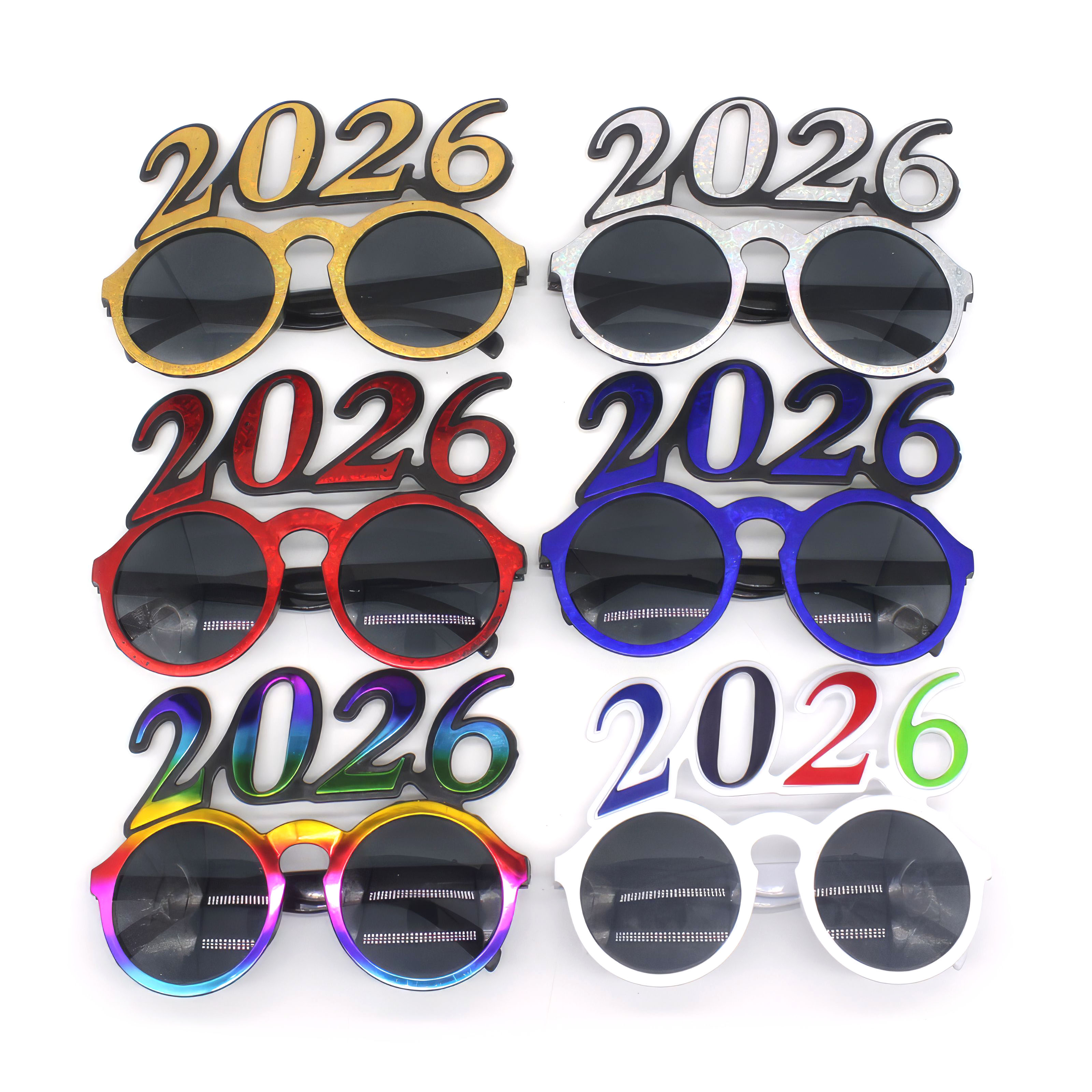 2026 Rounded New Year Party Glasses 13