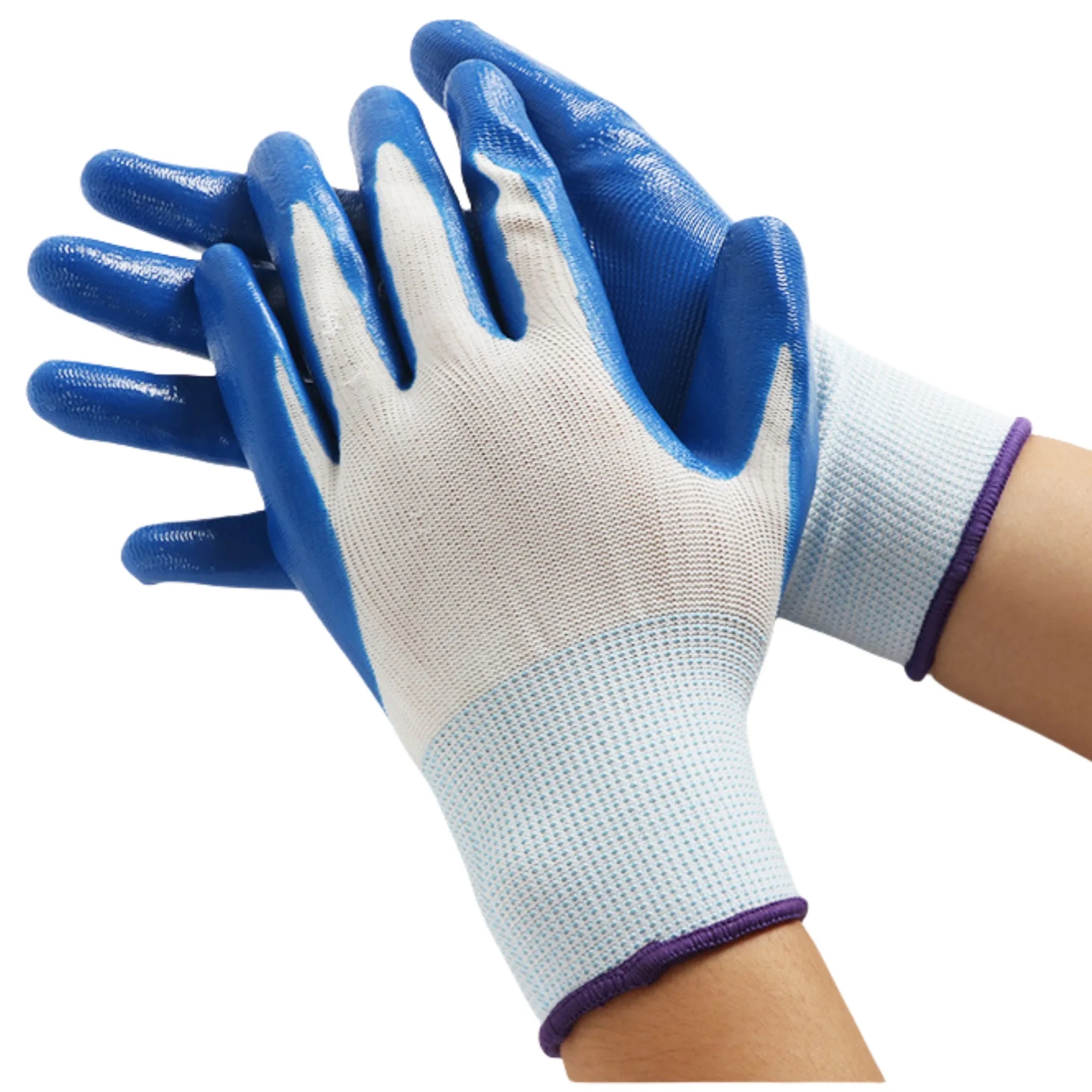 Heavy-Duty Safety Gloves - Nitrile Grip 1