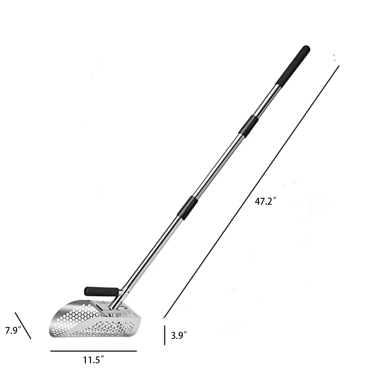 Long Handle Metal Detector Sand Shovel 3