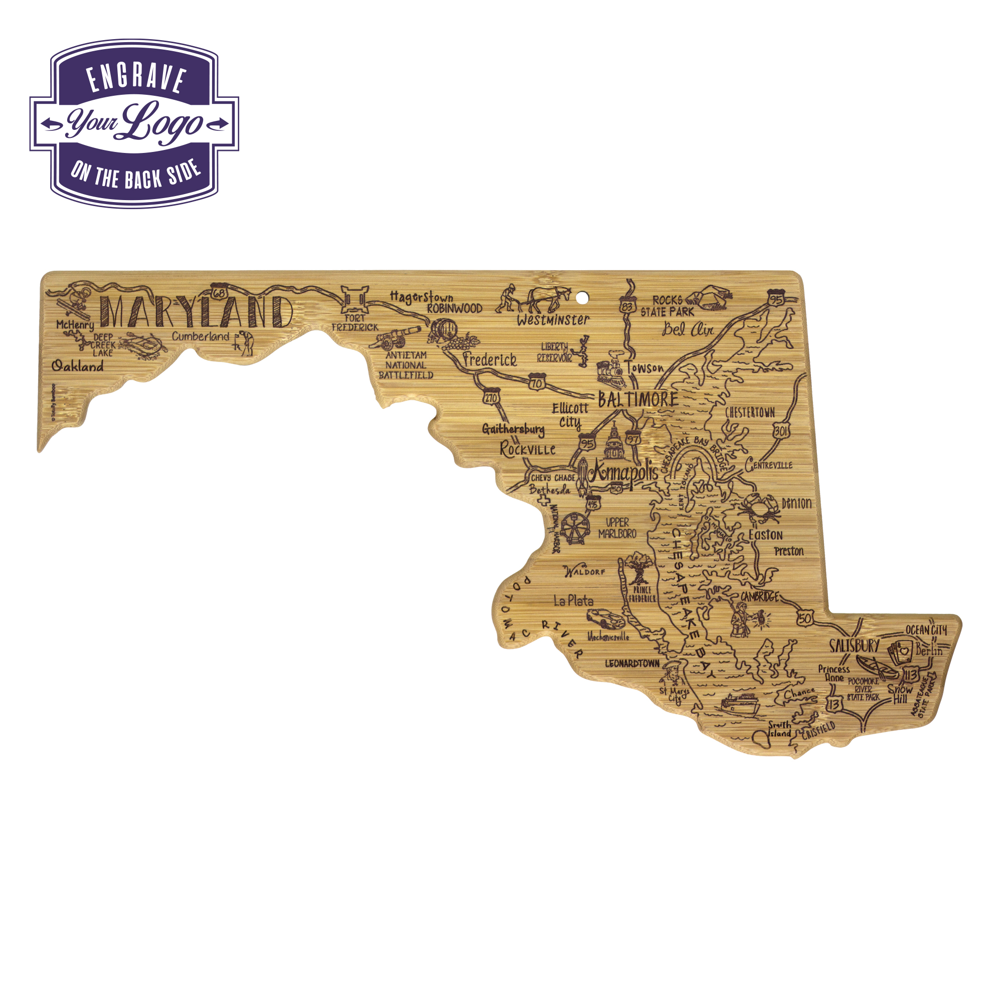 Destination Maryland Cutting & Serving Board