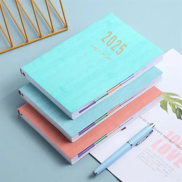 2025 A5 Prime Daily Planner Notebook 365 Days Agenda 5