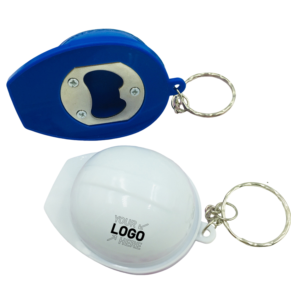 Safety Helmet Bottle Opener Keychain 1