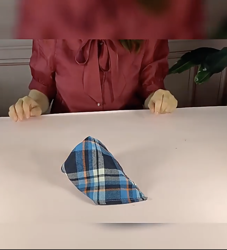 Dog Bandana Plaid Reversible Triangle Bibs Scarf 14