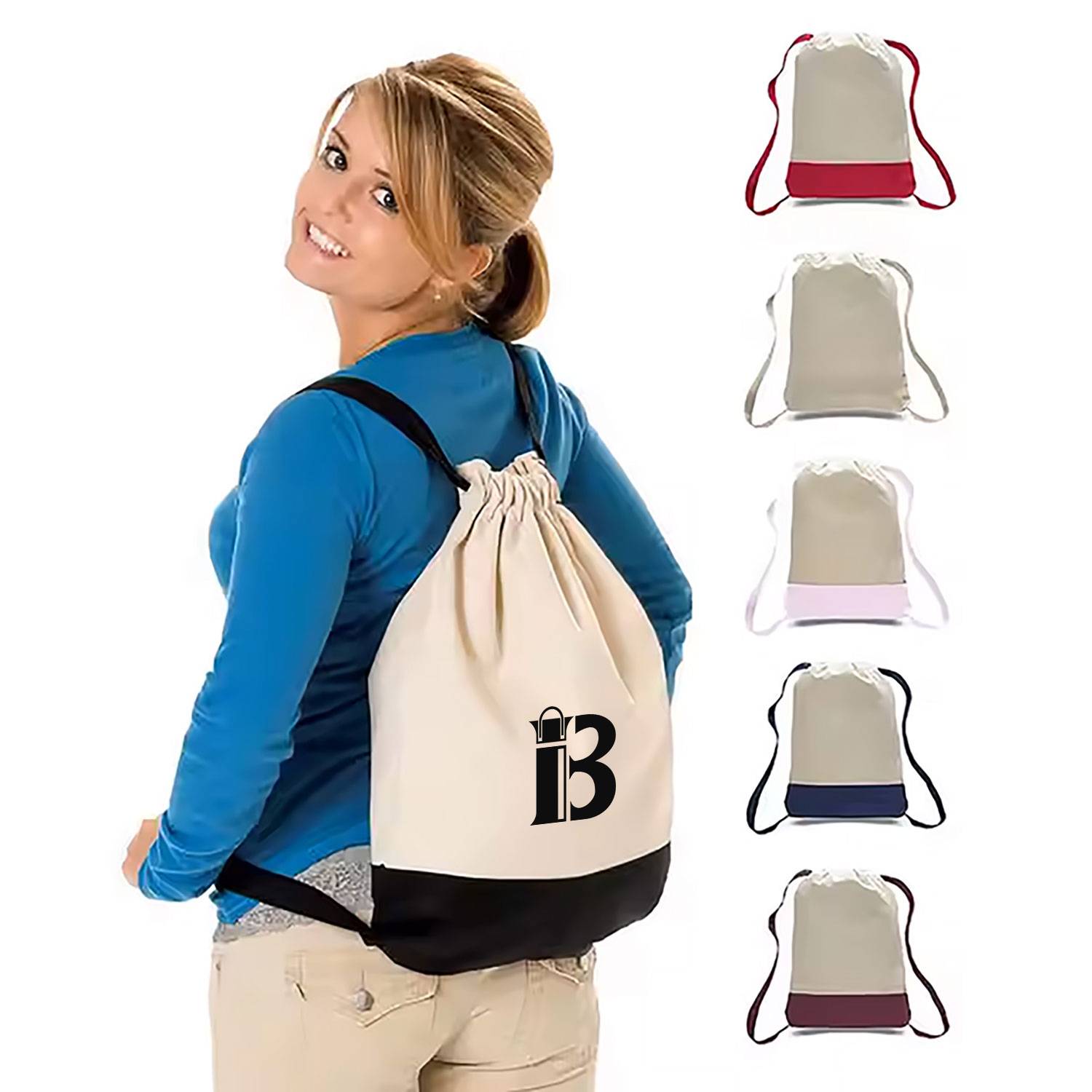 Canvas sports backpack in two colours 13