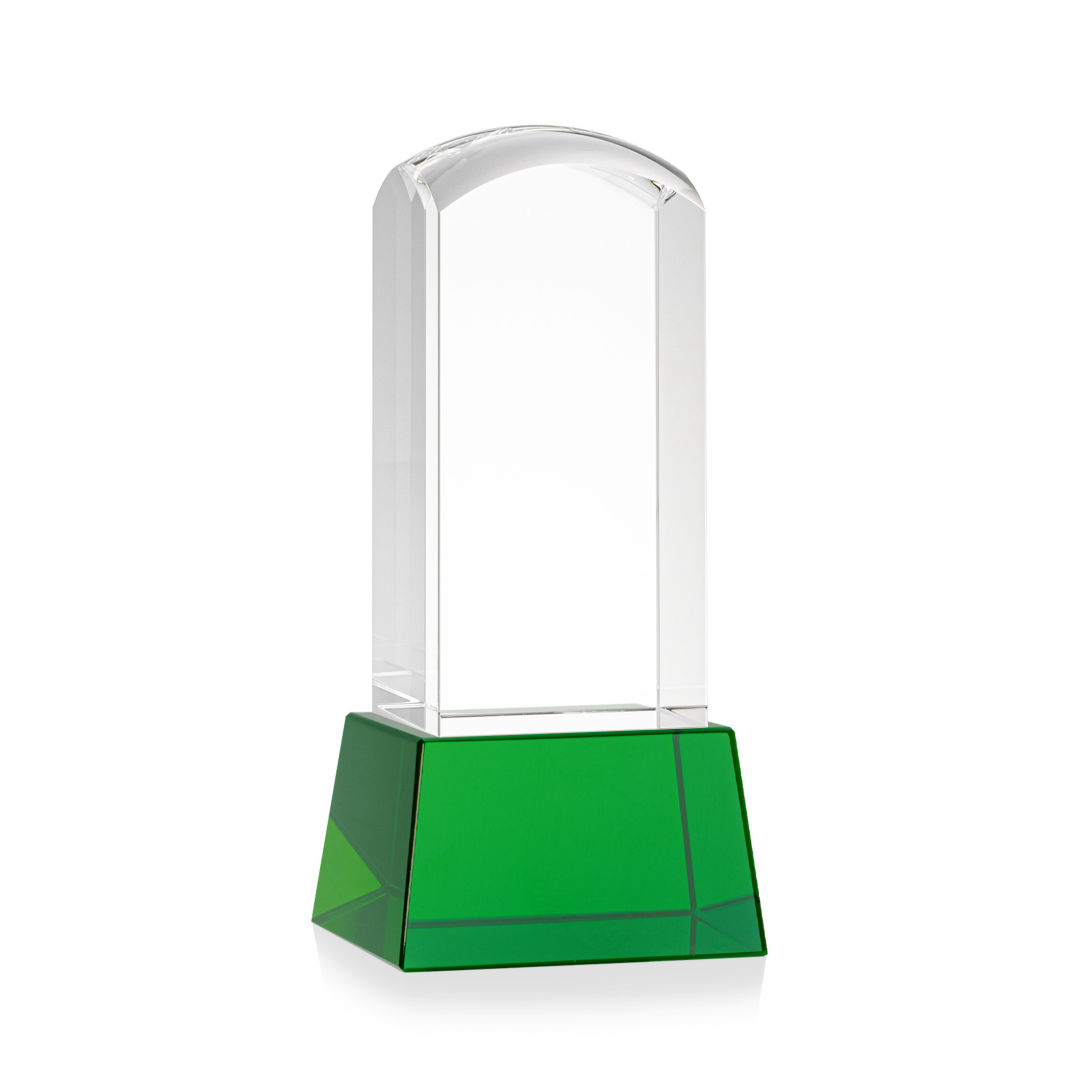 Silkwood VividPrint™ Award on Base - Green 5