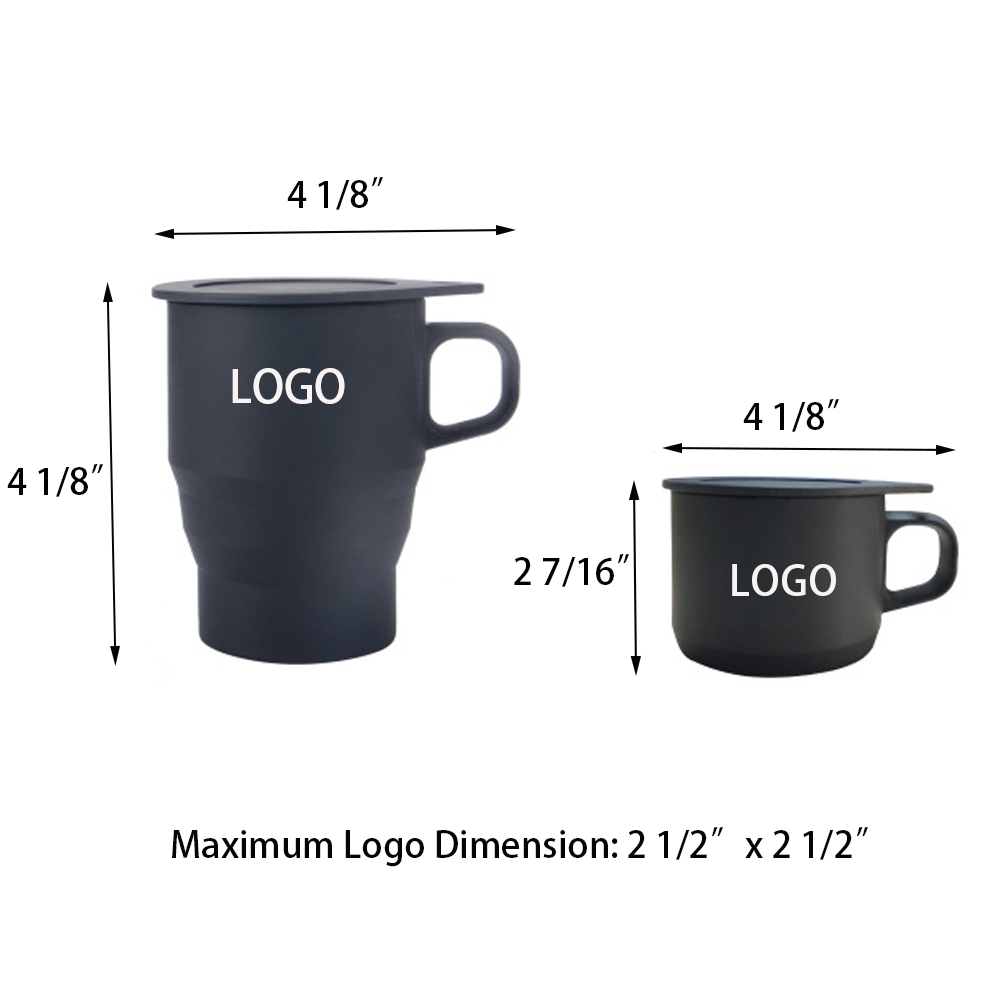 10 oz Collapsible Silicone Coffee Mug 2