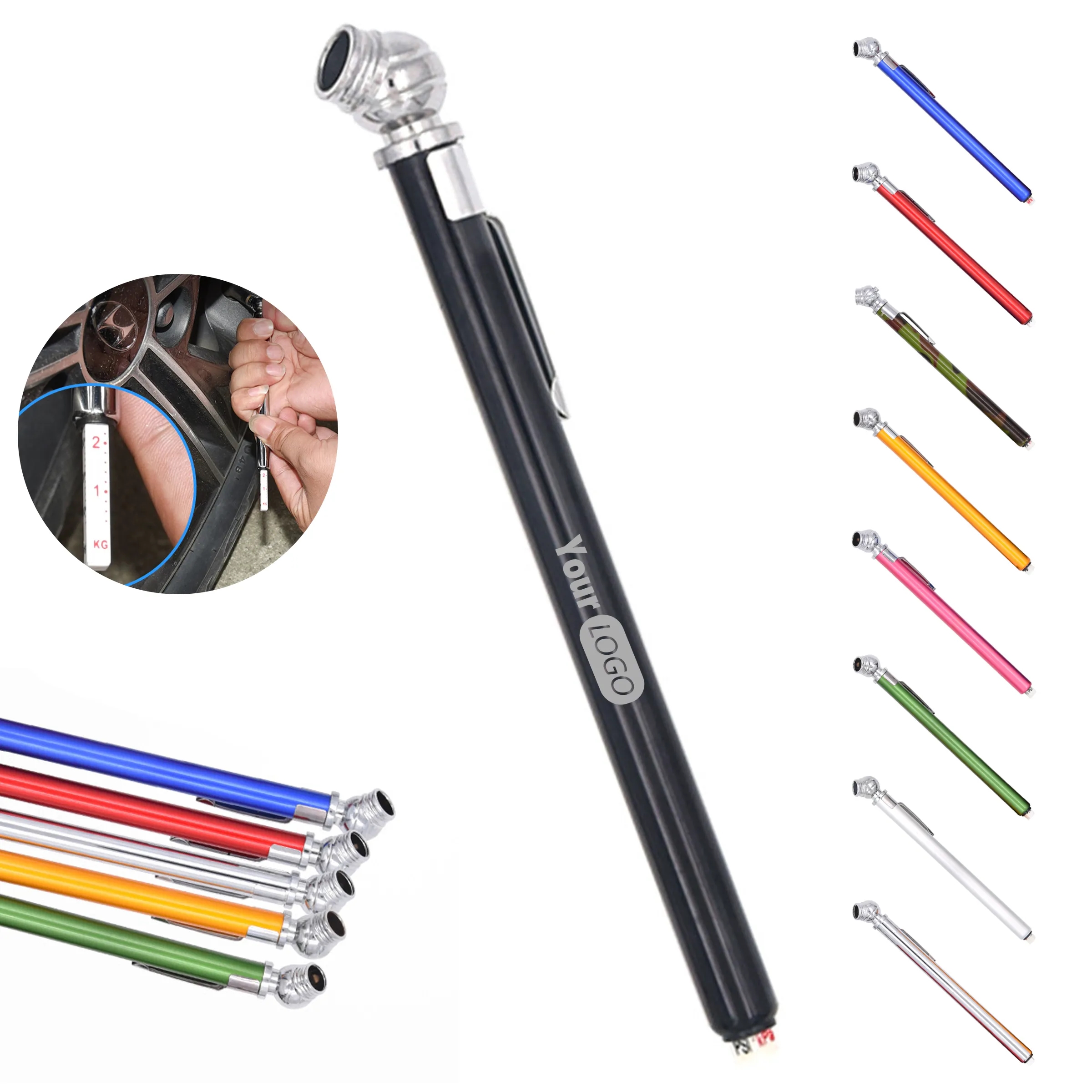 Plastic Portable Car Tire Pressure Pen 2
