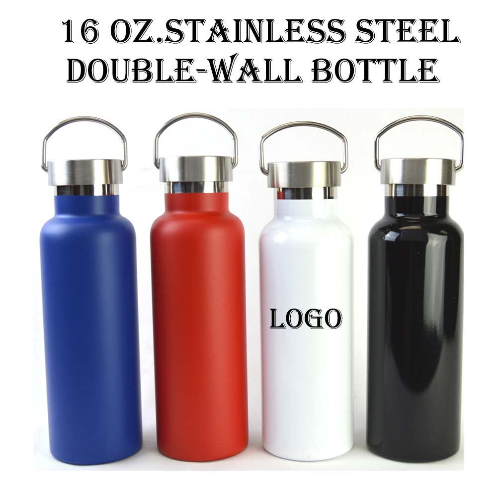 16 oz Vacuum Bottle with Stainless steel lid 4