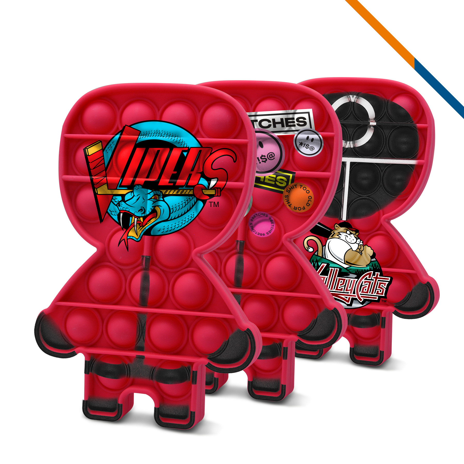 Squid Push Bubble Fidget 3
