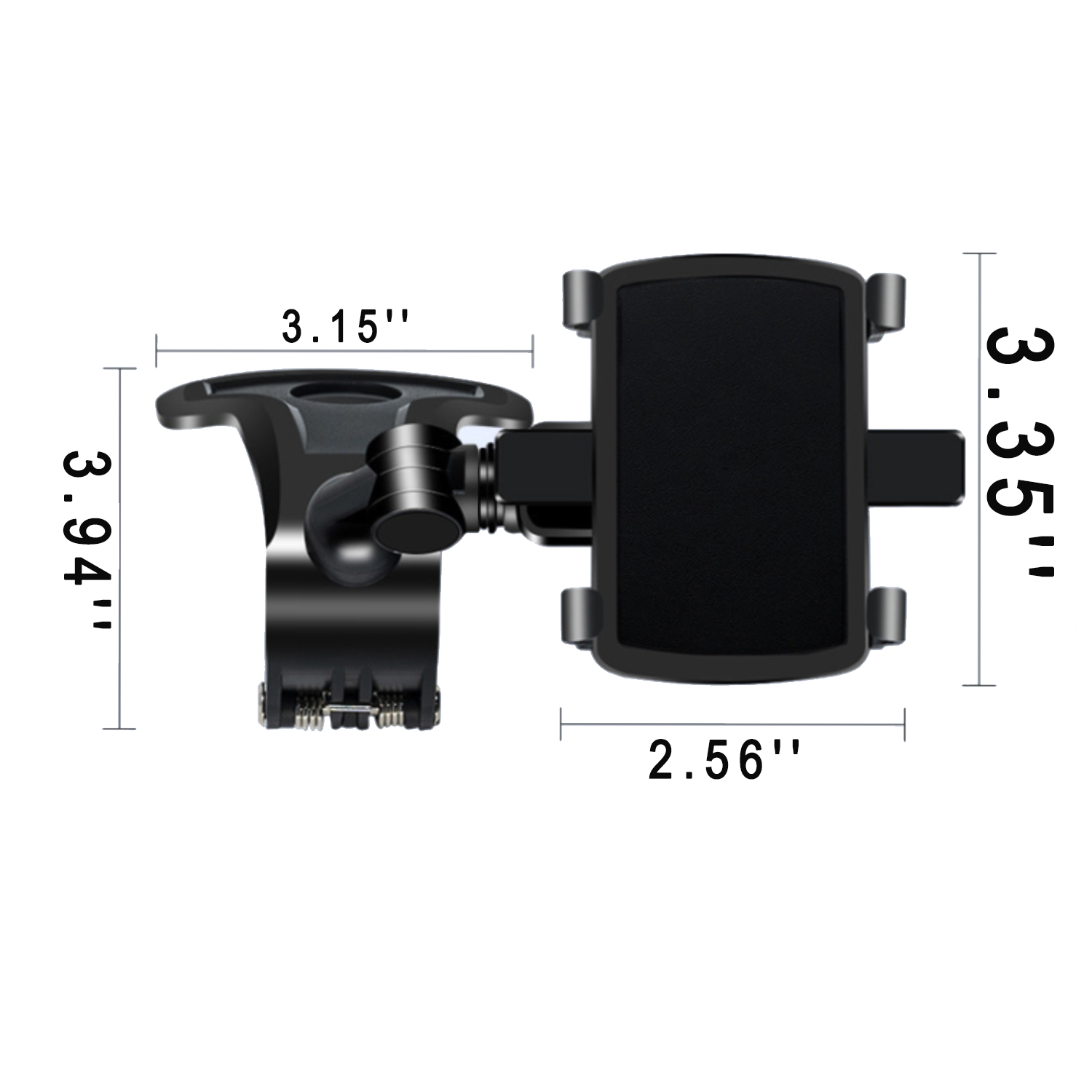 Rotatable Dashboard Car Phone Mount w/ Parking Number 5