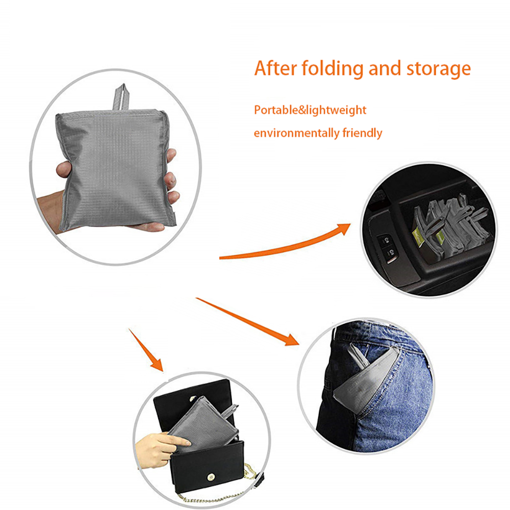 Reusable shopping bag foldable tote bag 3