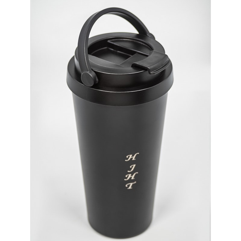 17 Oz. Laser Engraved Travel Coffee Tumblers With Handle 10