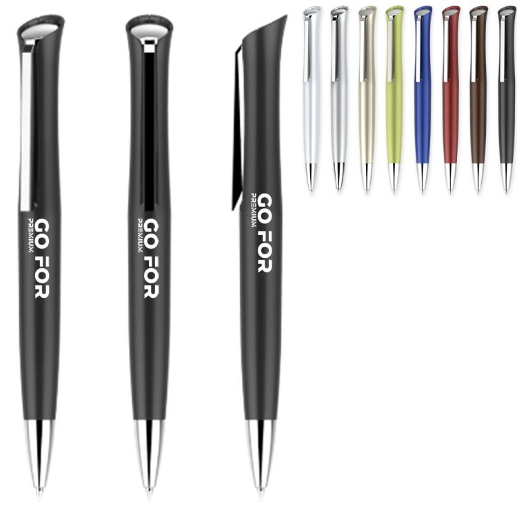 Twist Metal Clip Advertising Ballpoint Pen 2