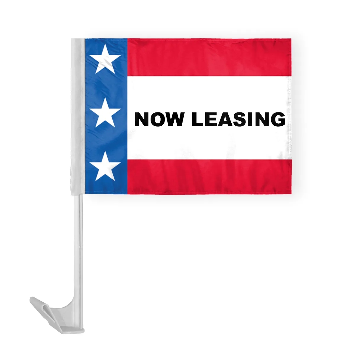 12" x 16" Patriotic Message Car Flag - ePoly 2