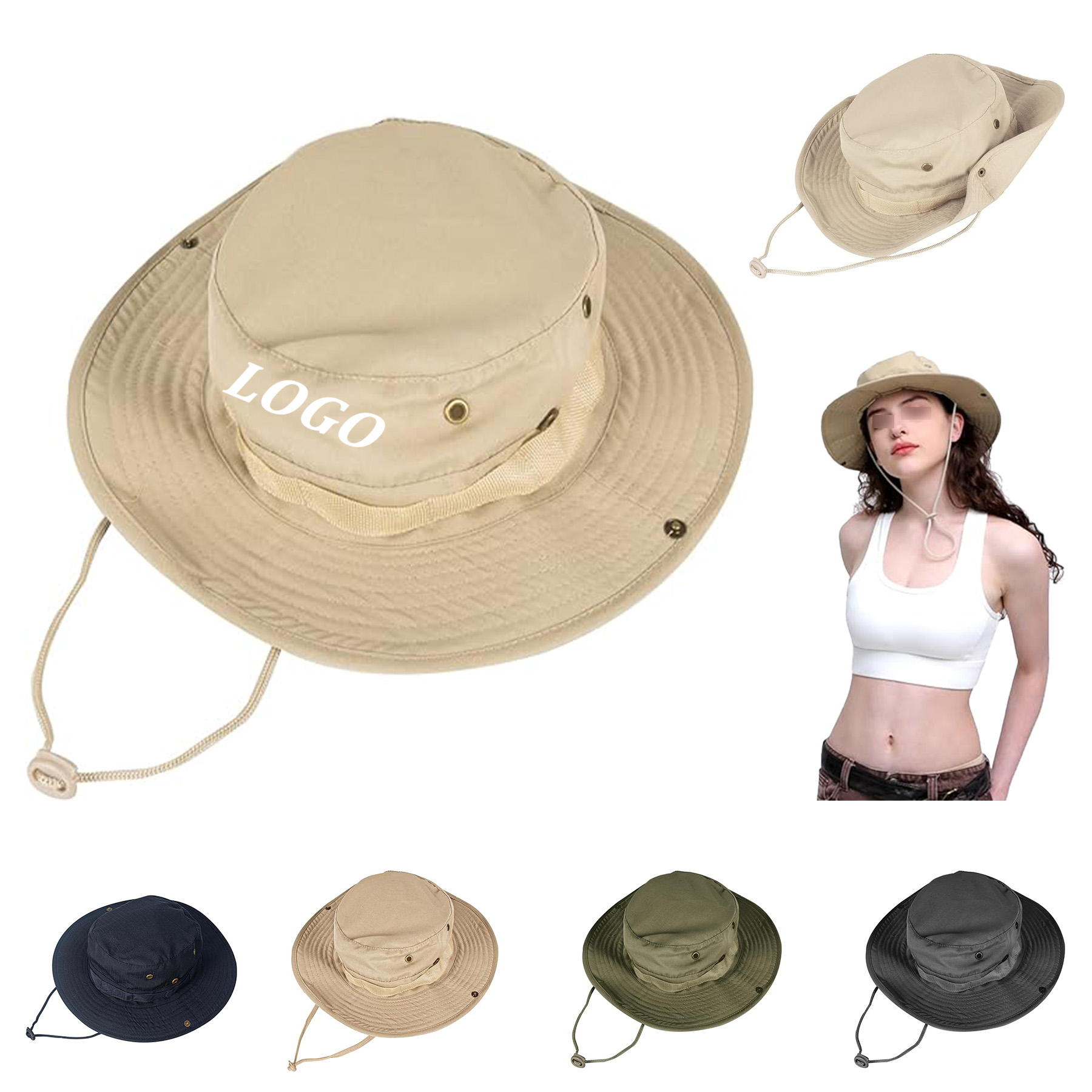 Men Women UV Protection Bucket Hat 1