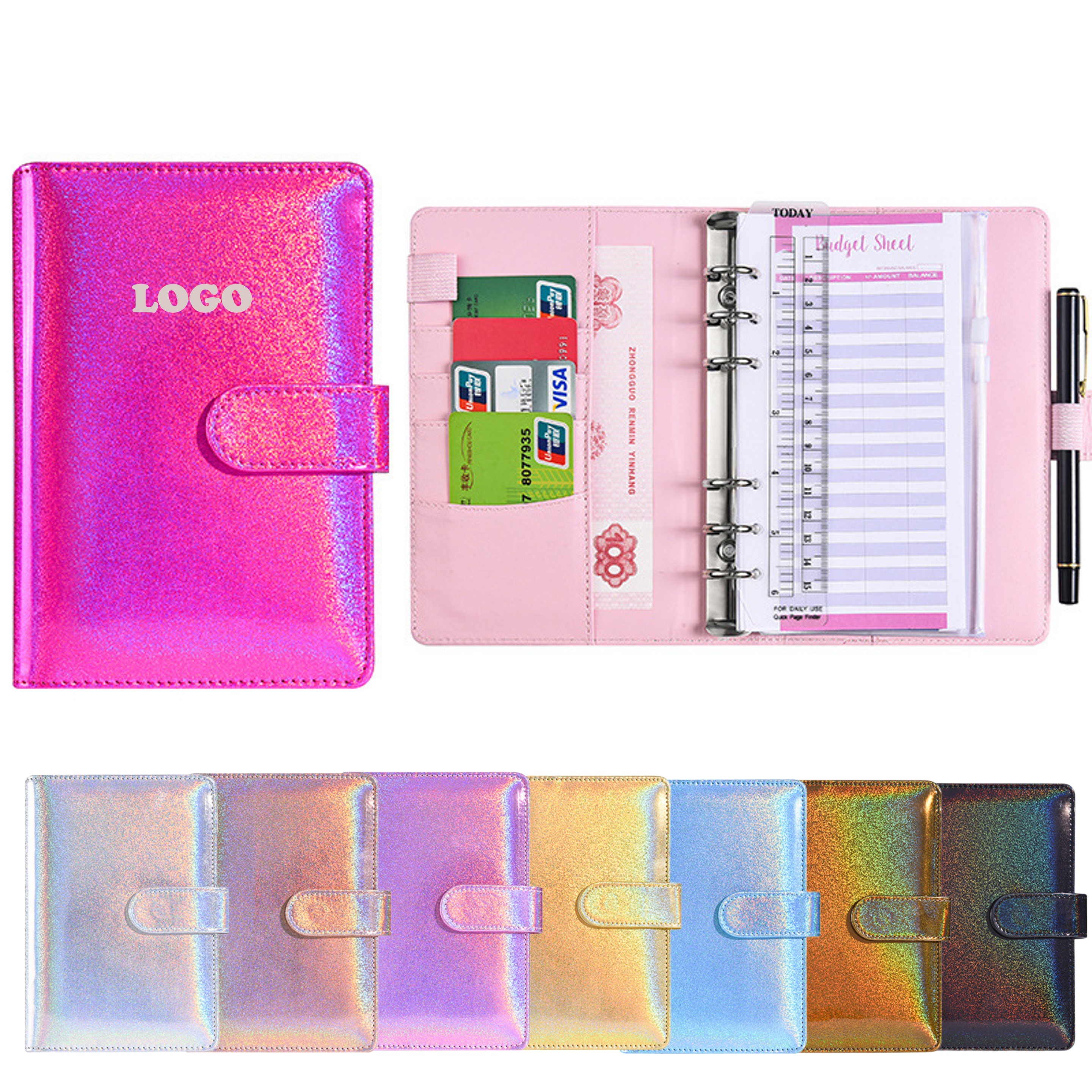 Budget Binder with Glitter Cover (direct import) 1