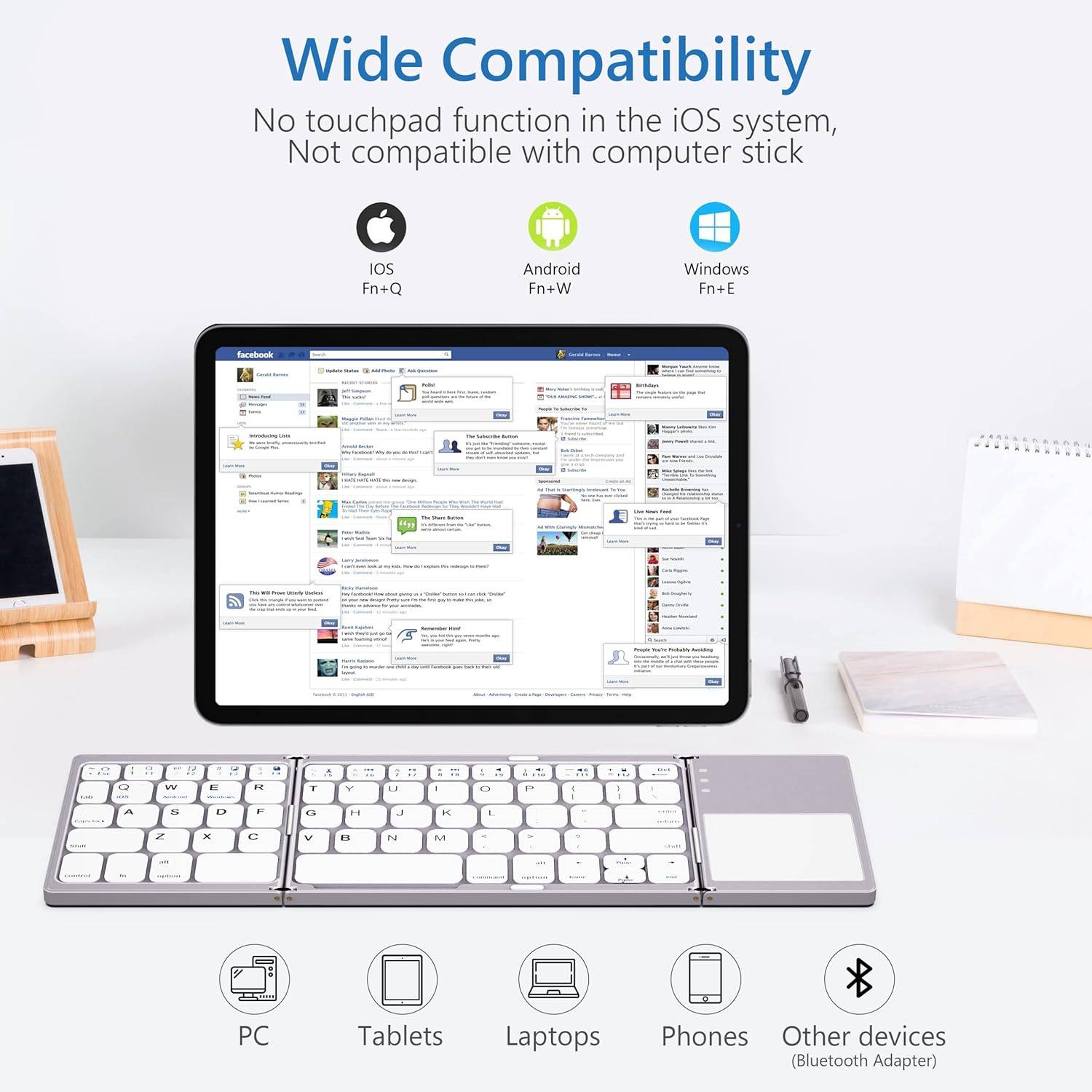 Foldable Bluetooth Keyboard 1