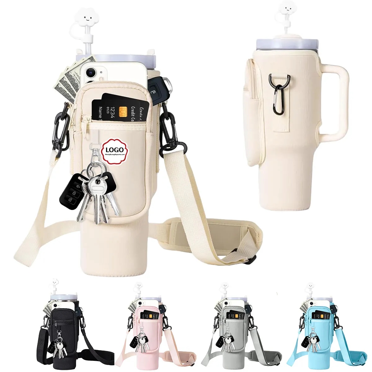 Water Bottle Carrier Bag For  40/30 oz Tumbler 2