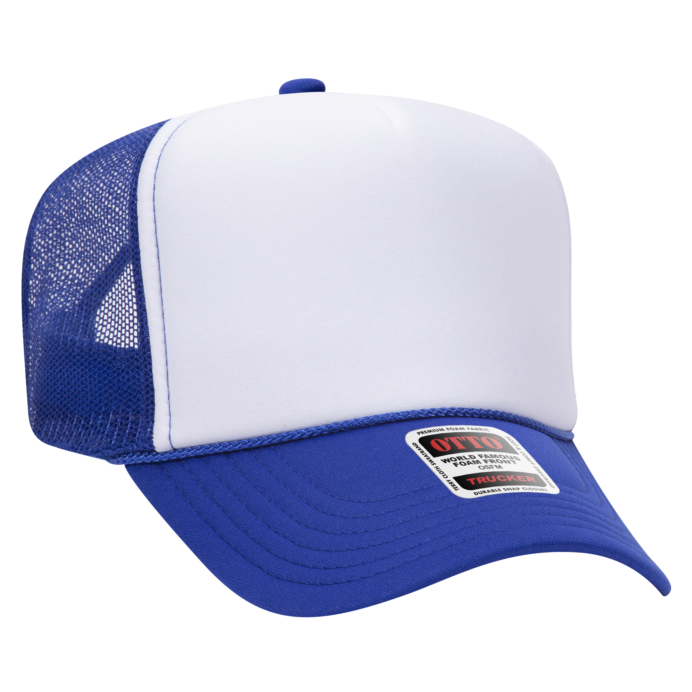 OTTO CAP® 5 Panel High Crown Mesh Back Trucker Hat 102