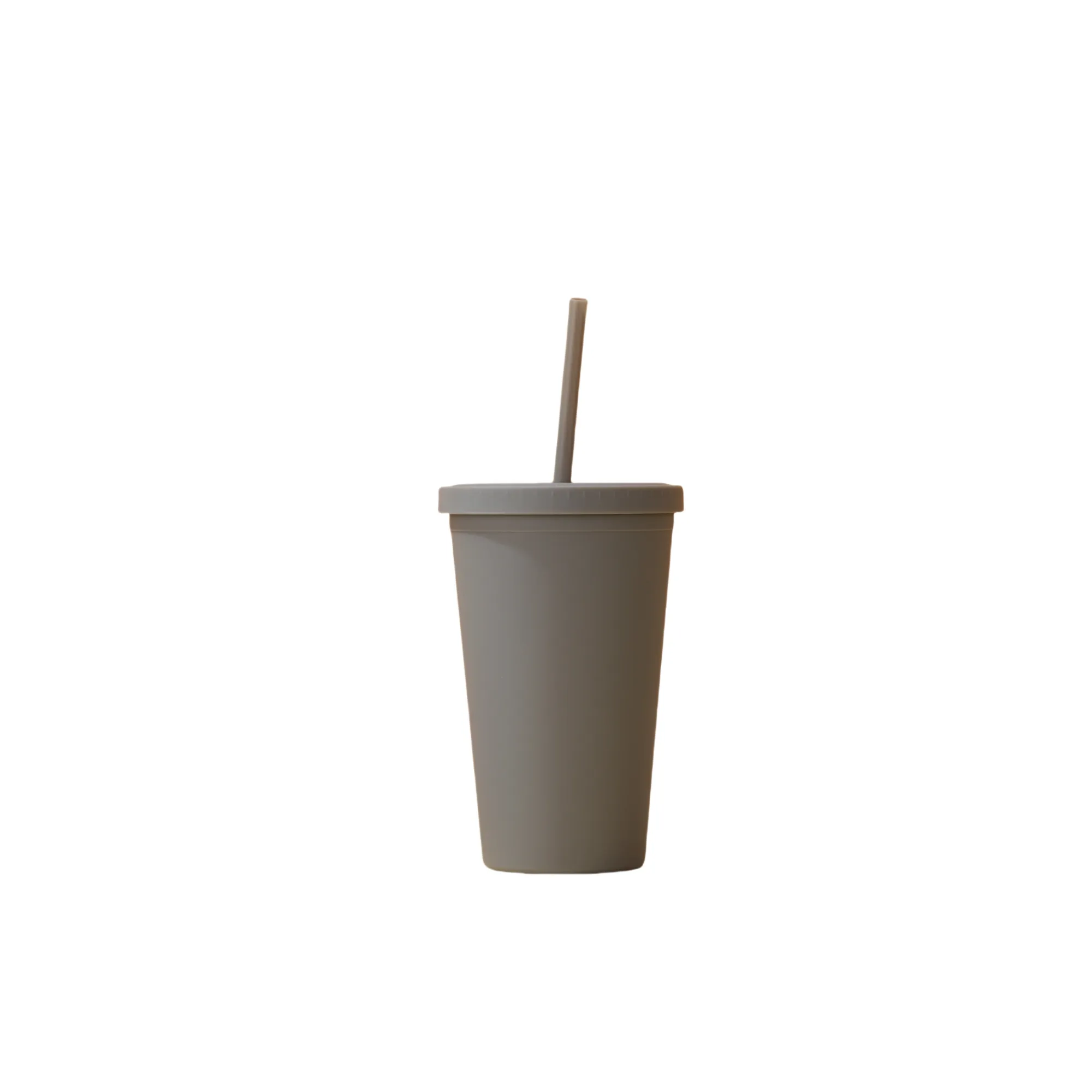 16 Oz Double Walled Cup With Lid And Straw 7